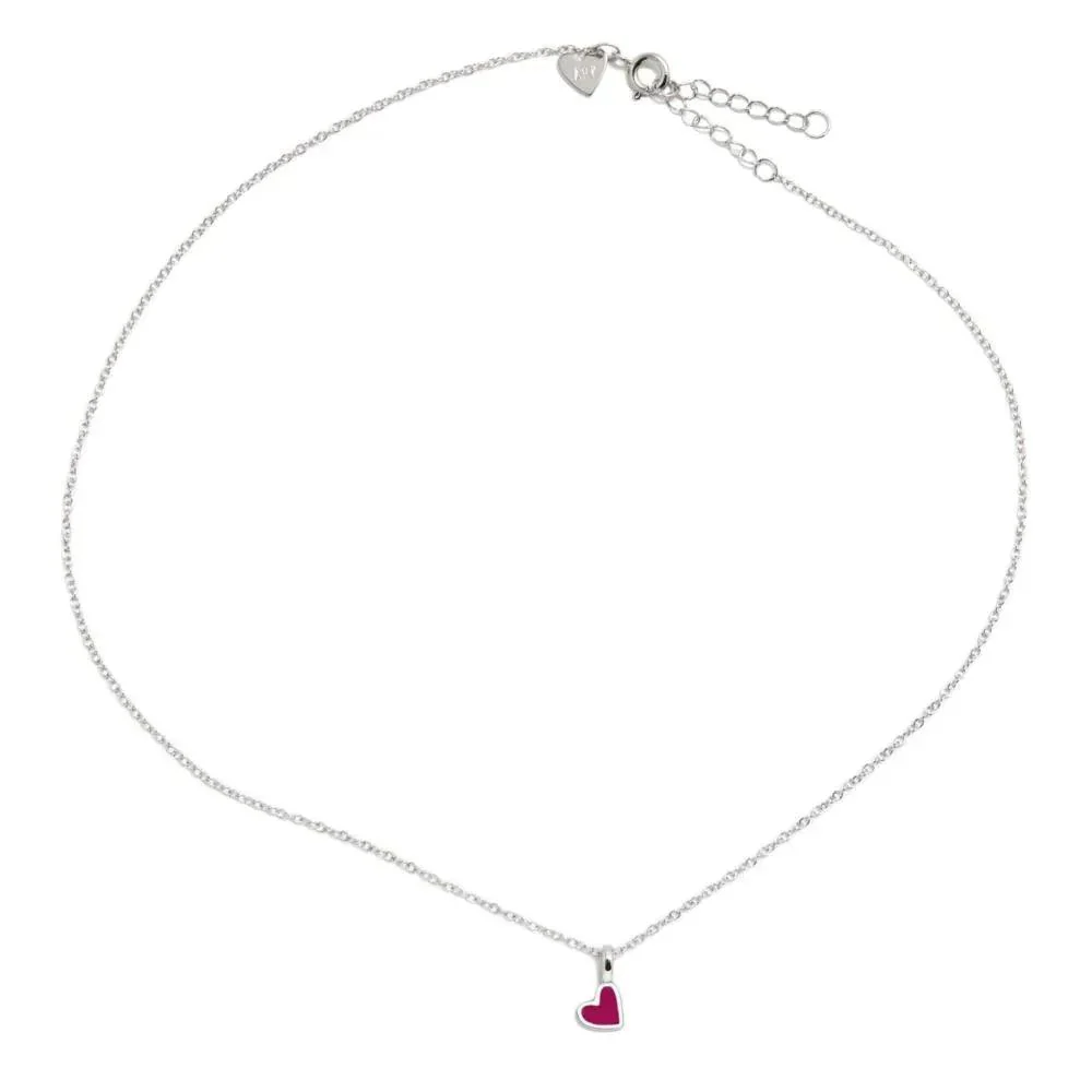 COLLAR CORAZON FUCSIA - Image 2