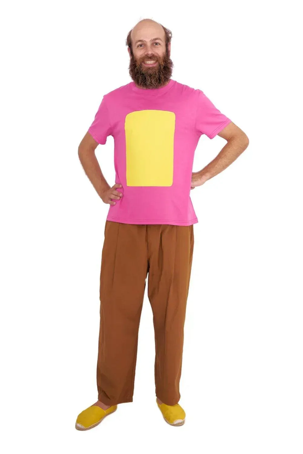CAMISETA CUADRO AMARILLO