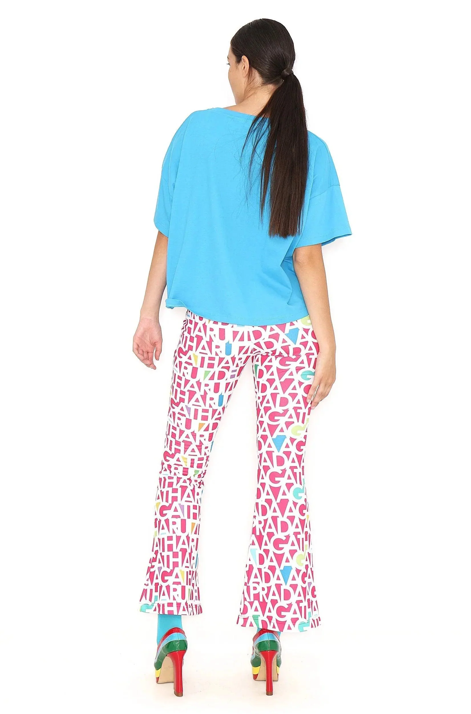 PANTALON FUCSIA LETRAS BLANCAS - Image 5