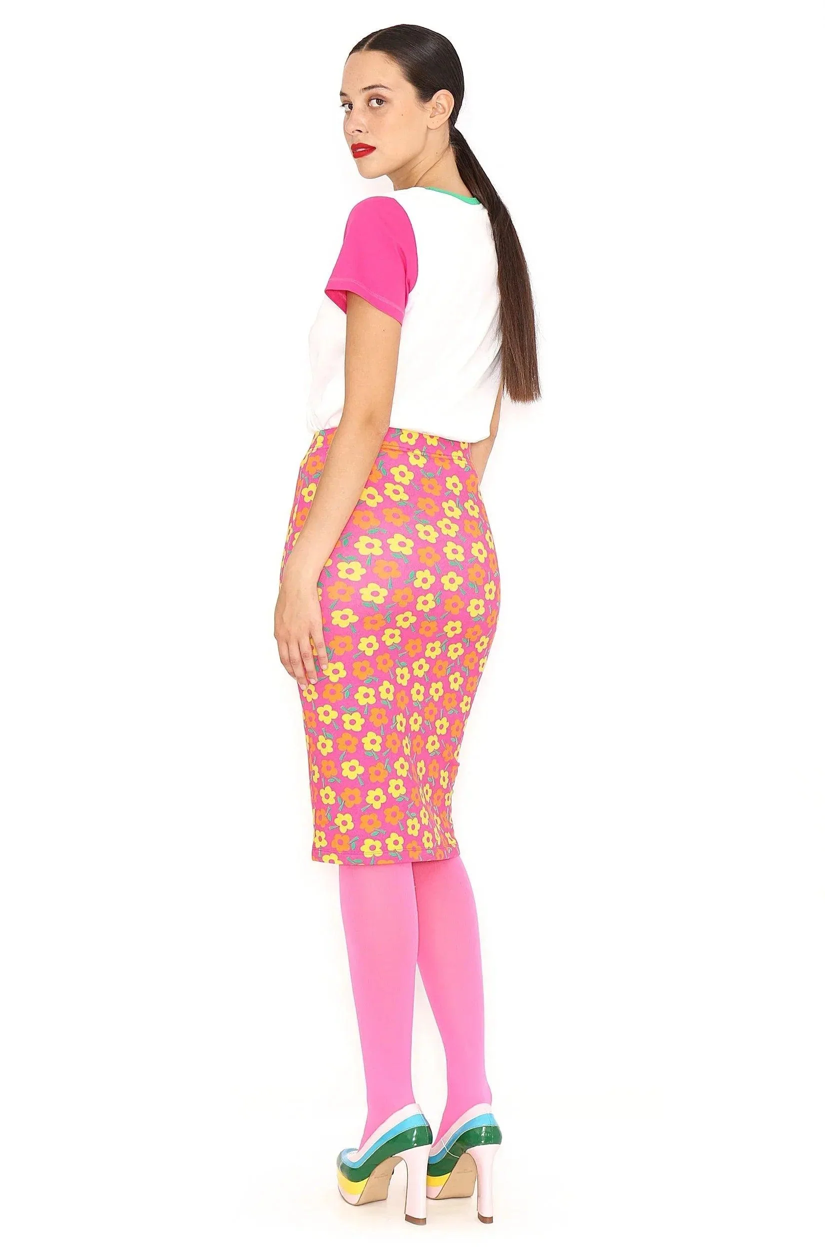FALDA LAPIZ FLORES - Image 3