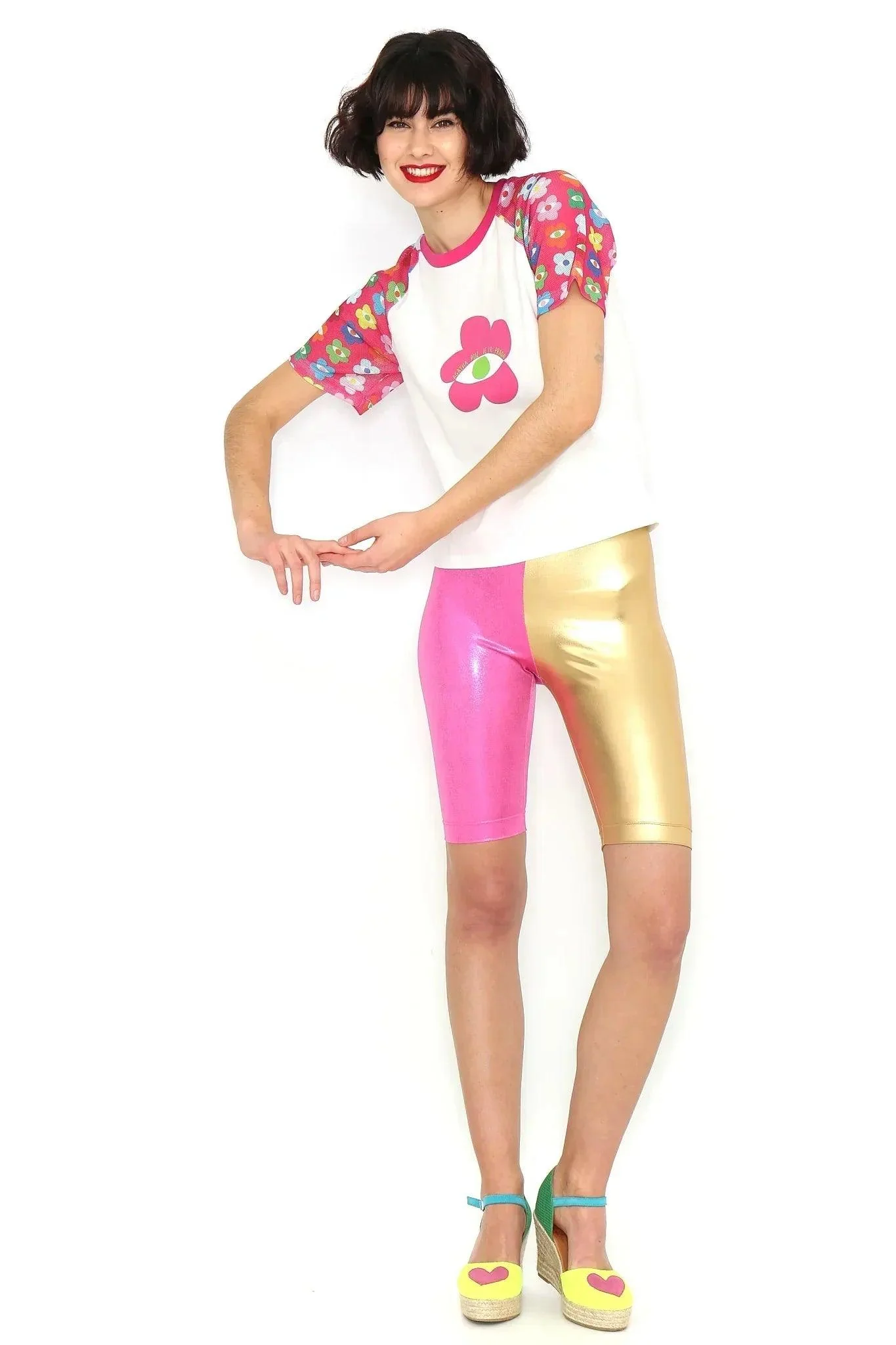 CAMISETA FLOR MANGAS ESTAMPADAS - Image 6