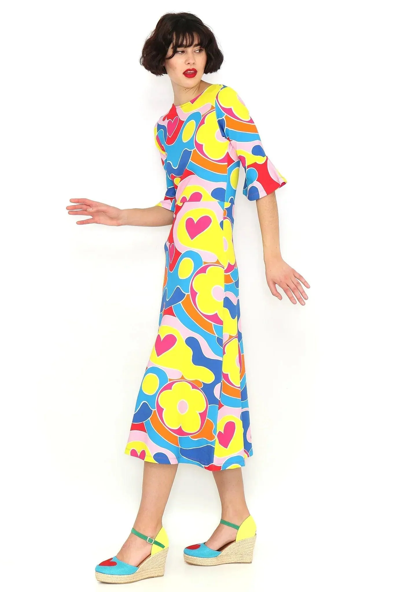 VESTIDO ESTAMPADO MULTICOLOR - Image 3