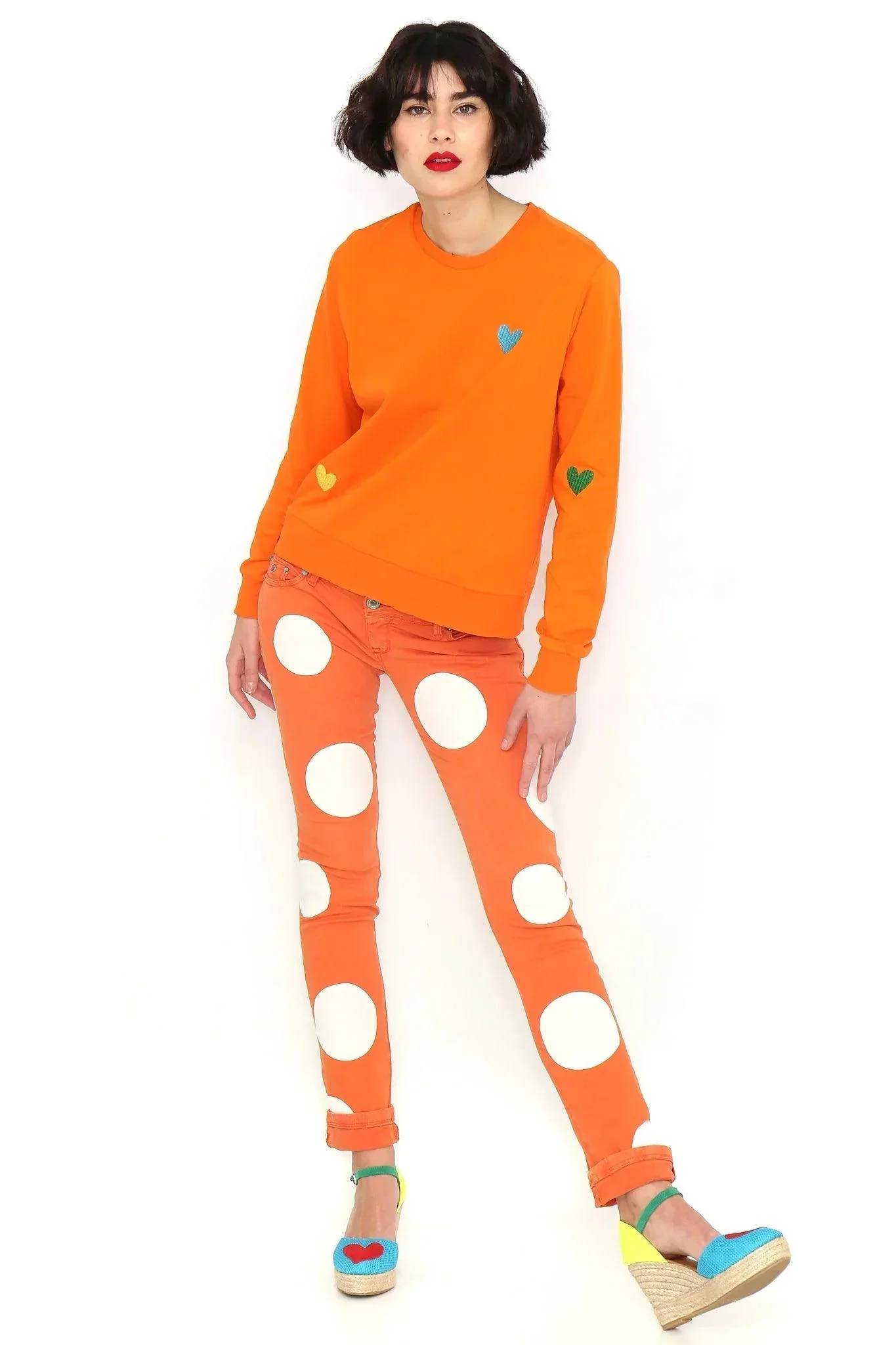 SUDADERA BASICA NARANJA - Image 6