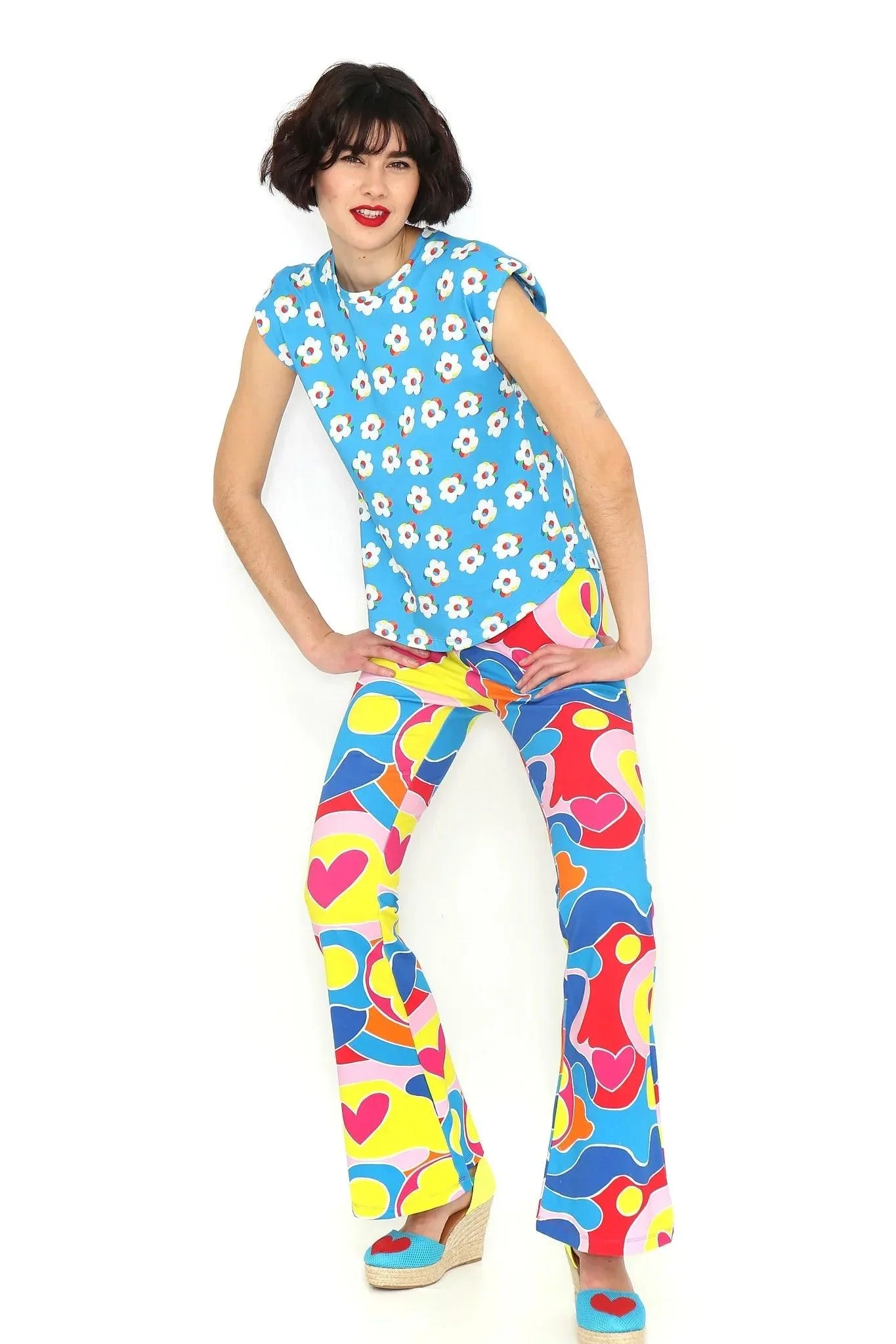 CAMISETA FLORES HOMBRERAS - Image 5
