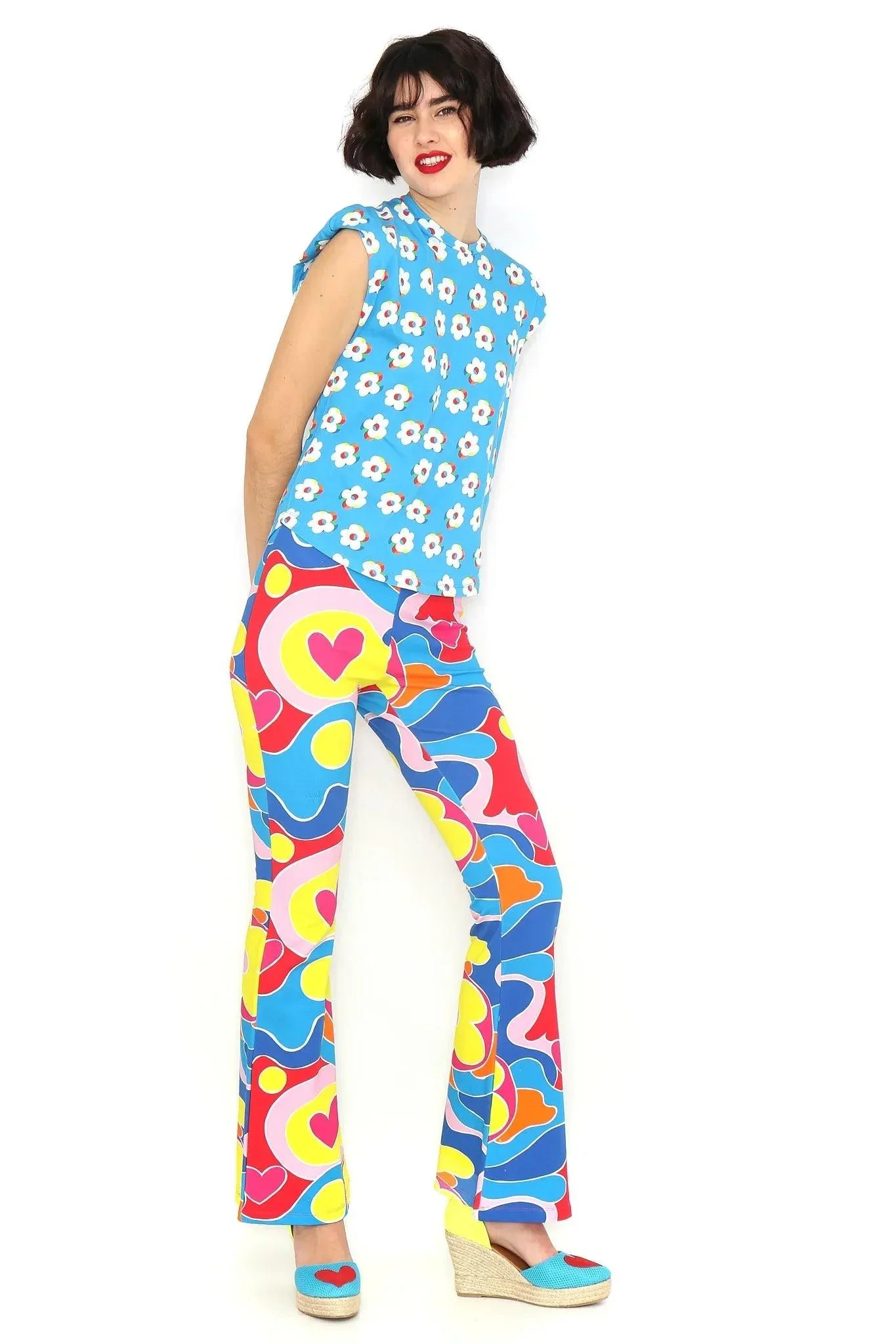 CAMISETA FLORES HOMBRERAS - Image 6