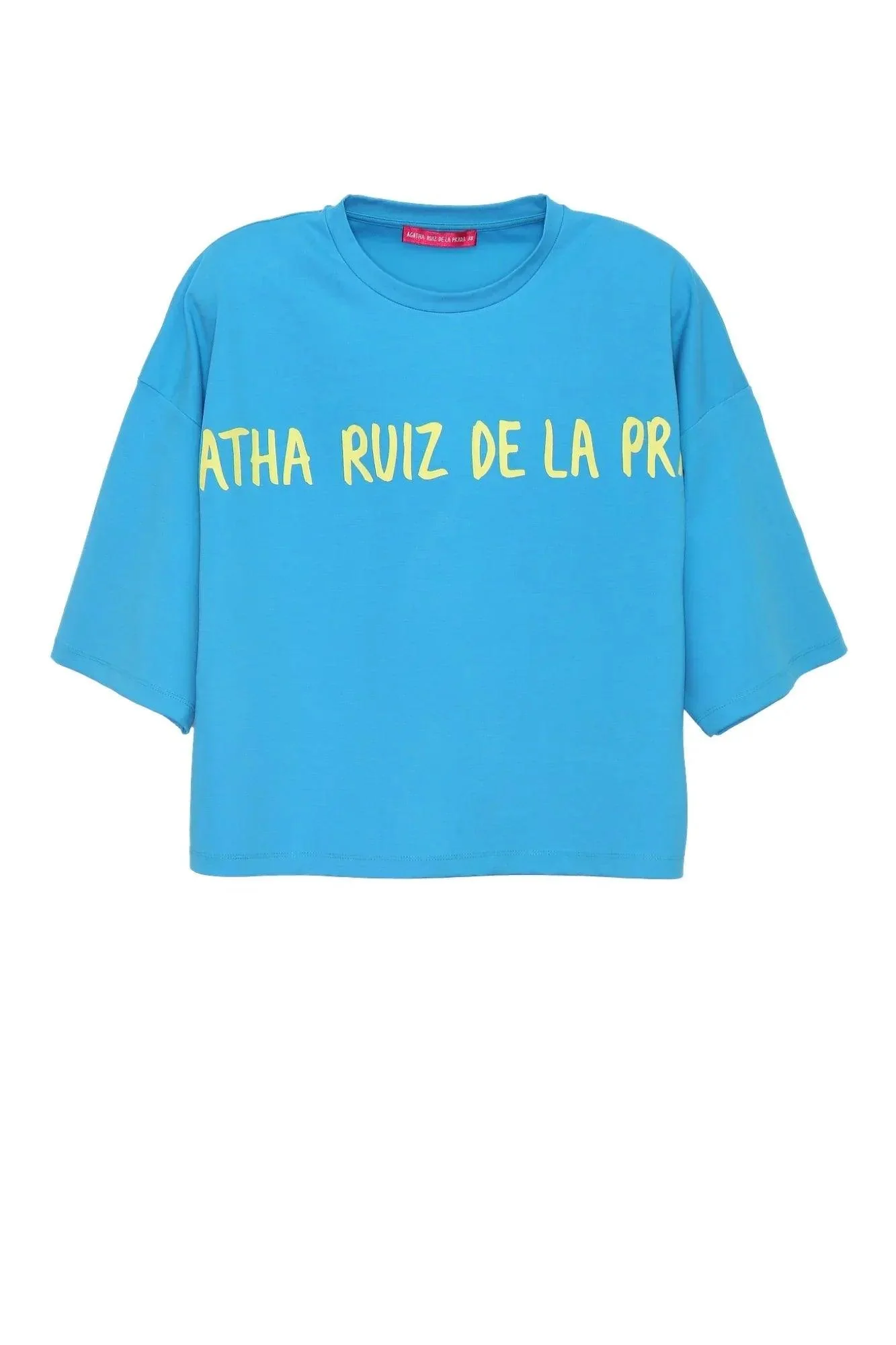 CAMISETA OVERSIZE TURQUESA ARP AMARILLO - Image 5