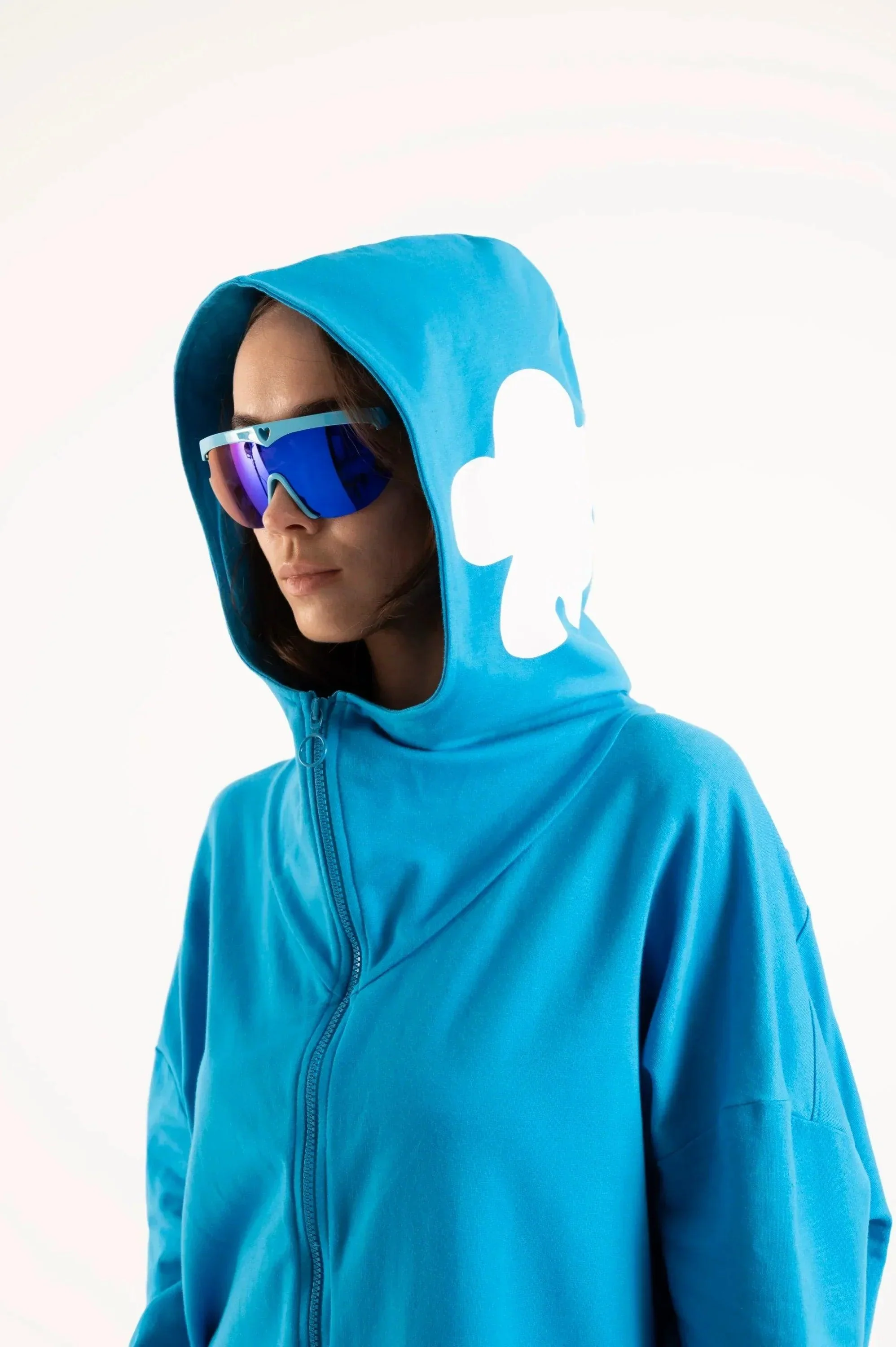 SUDADERA OVERSIZE AZUL NUBE - Image 3