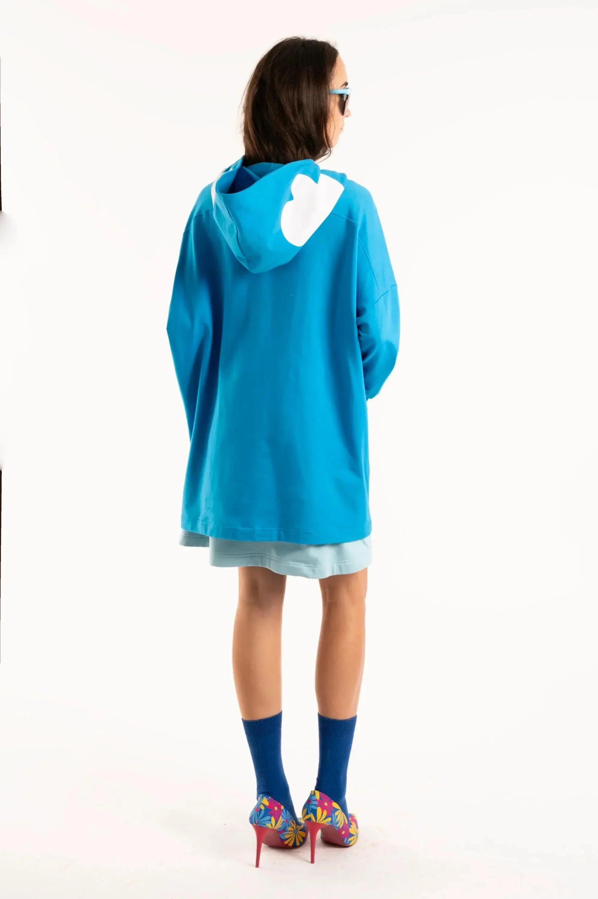 SUDADERA OVERSIZE AZUL NUBE - Image 5
