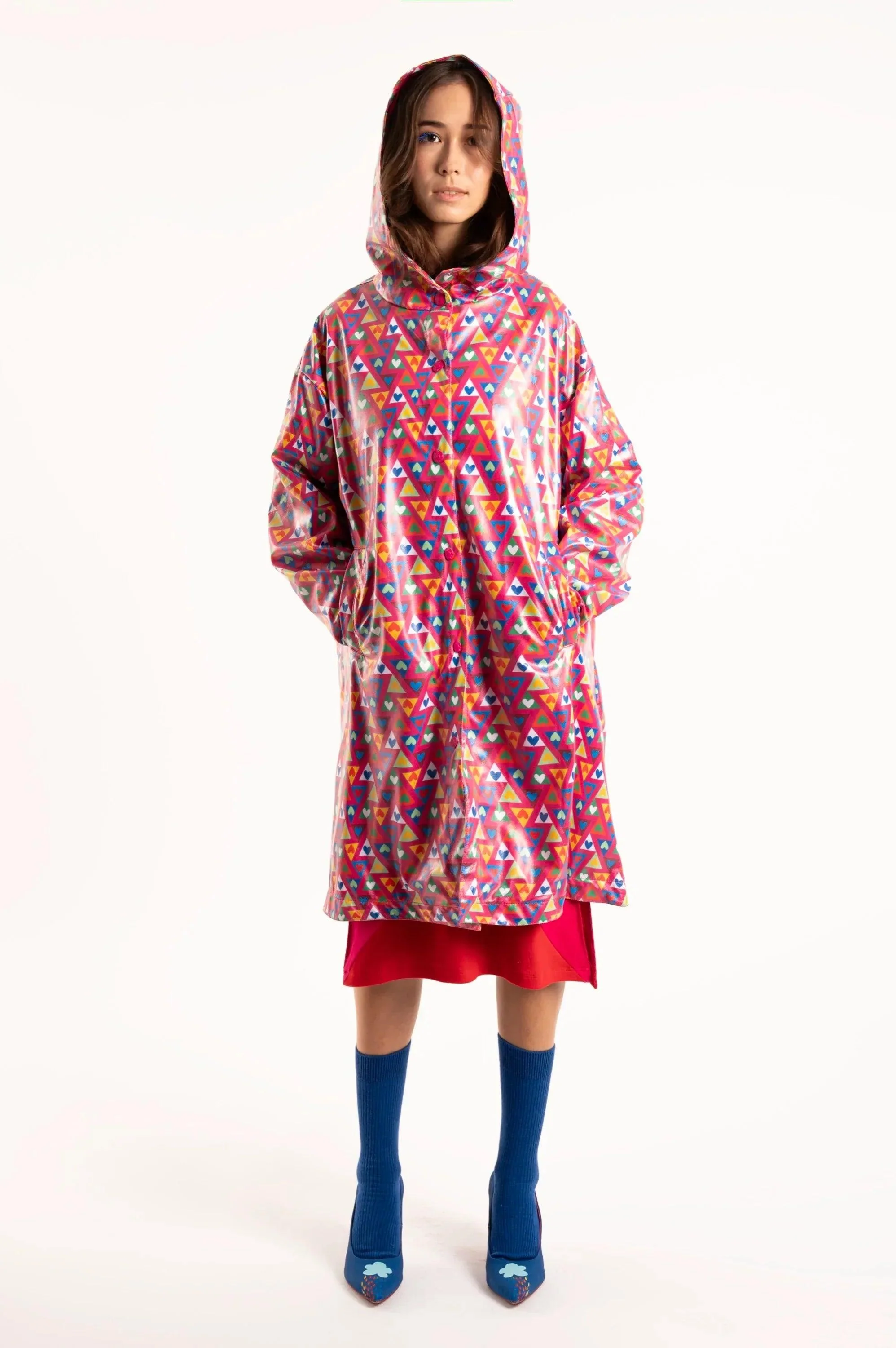 IMPERMEABLE ESTAMPADO MUJER - Image 3