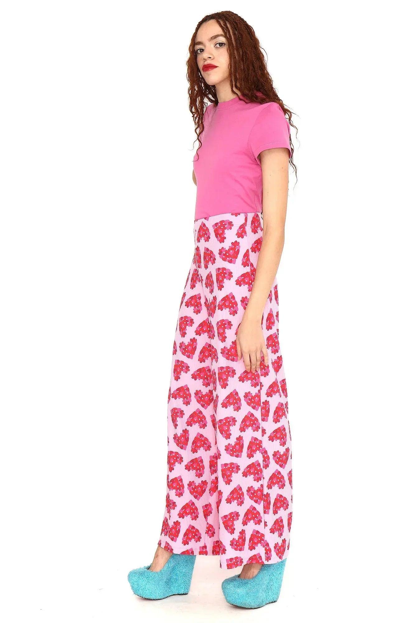 PANTALON CANALE CORAZON PETALOS - Image 2