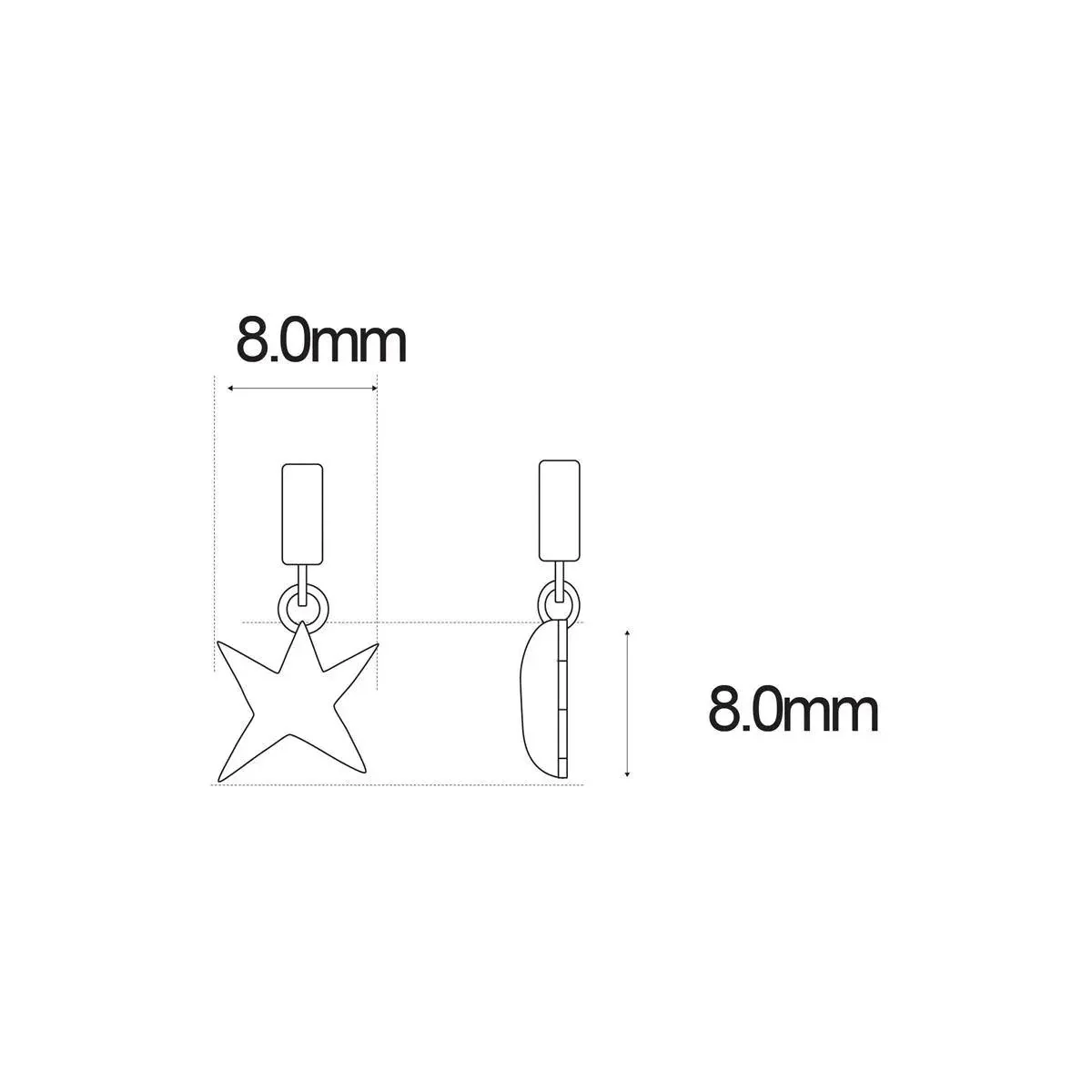 CHARM ESTRELLA SIN CADENA - Image 2