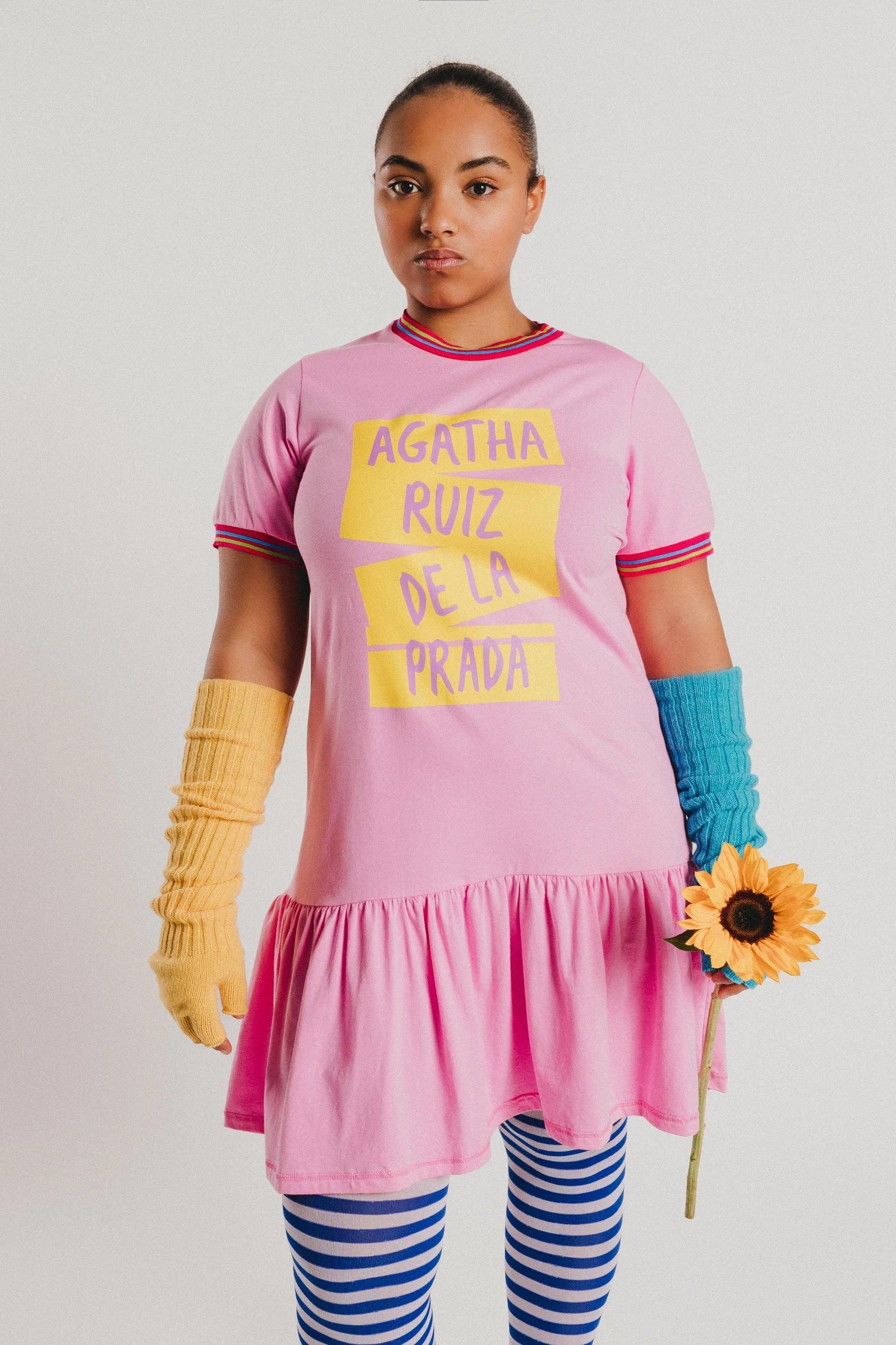 VESTIDO ROSA VOLANTE ARP - Image 6