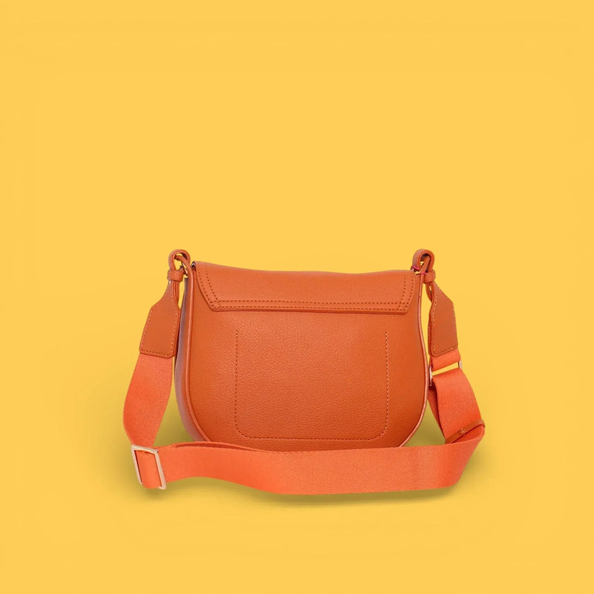 BANDOLERA TAPA CALADO FLOR NARANJA - Image 3
