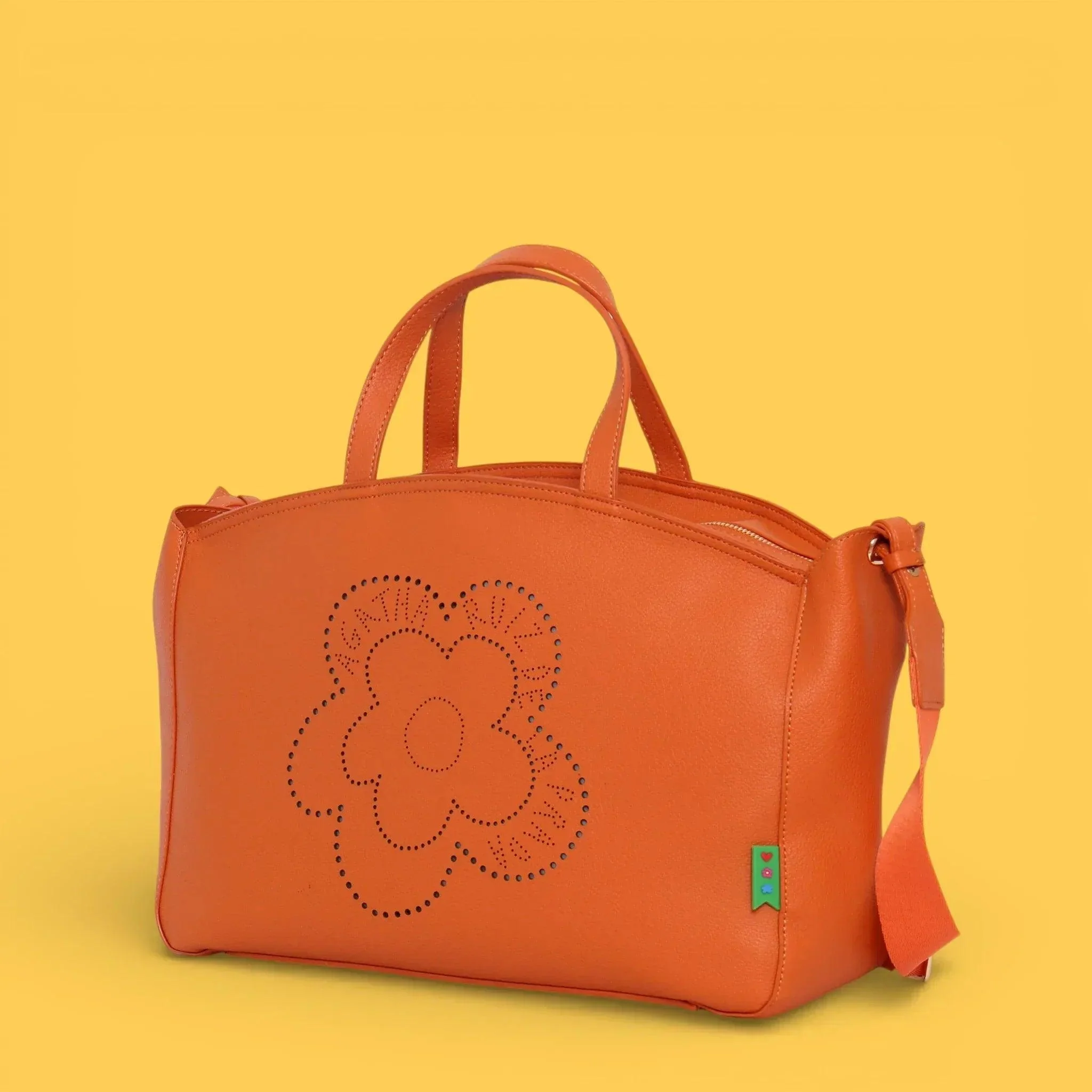 BOLSO CALADO FLOR NARANJA - Image 2