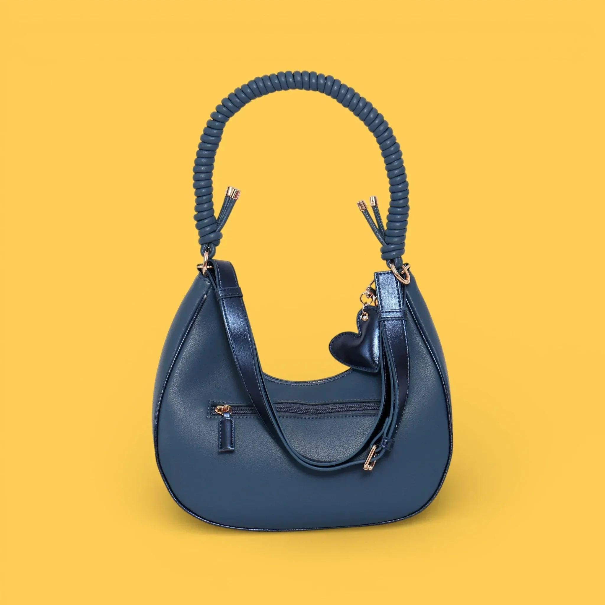 BOLSO GONDOLA CORDON LOVE AZUL - Image 3