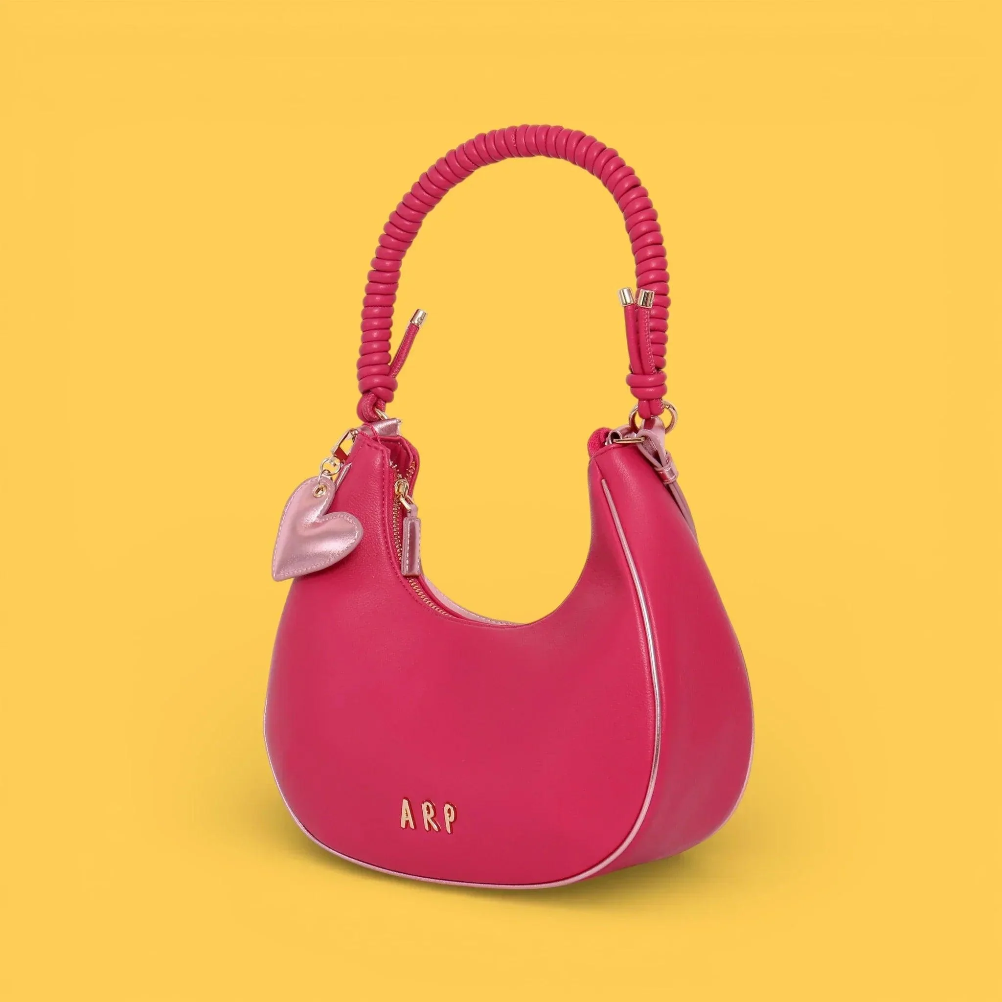 BOLSO GONDOLA CORDON LOVE ROSA - Image 2