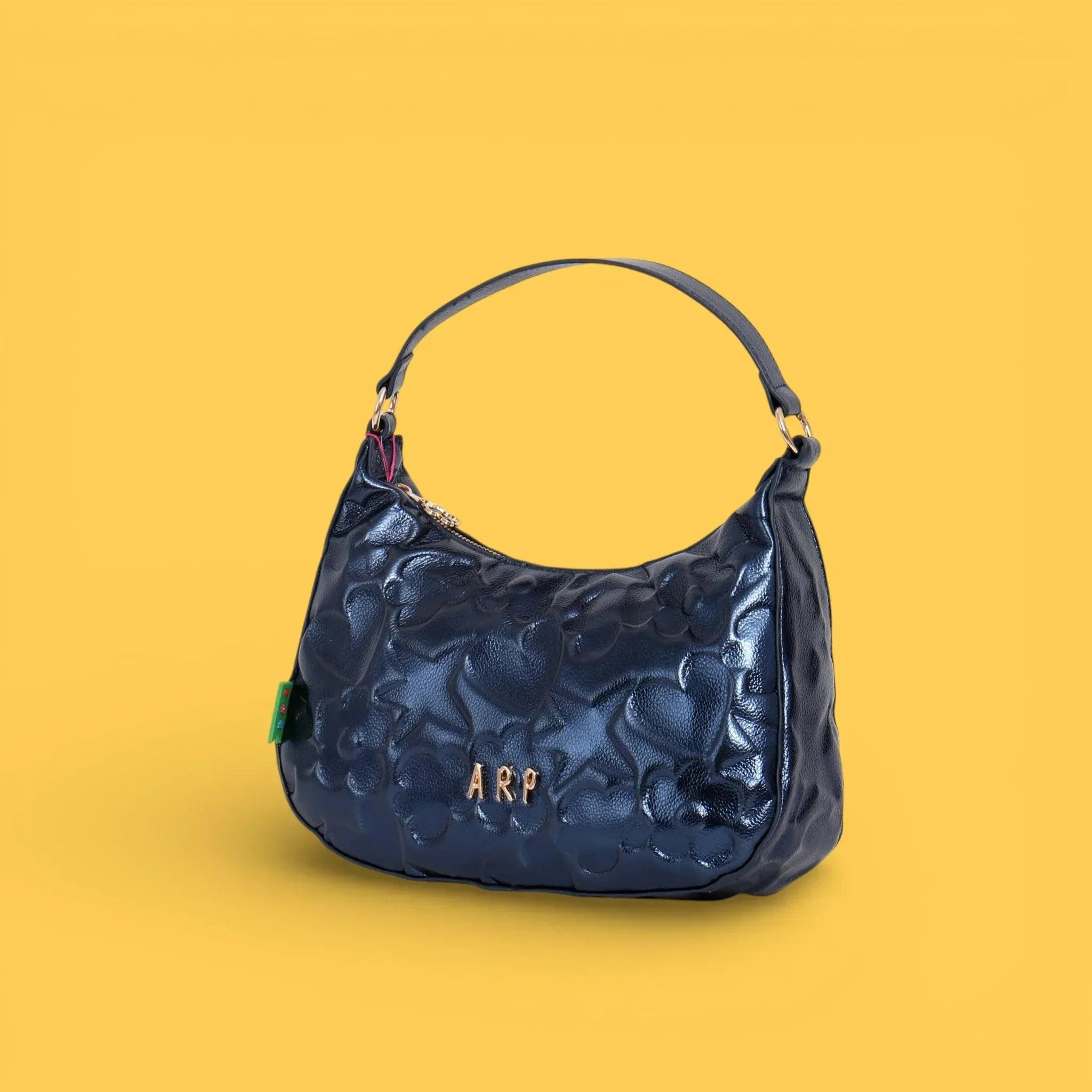 BOLSO GONDOLA GRABADO ICONOS AZUL - Image 2