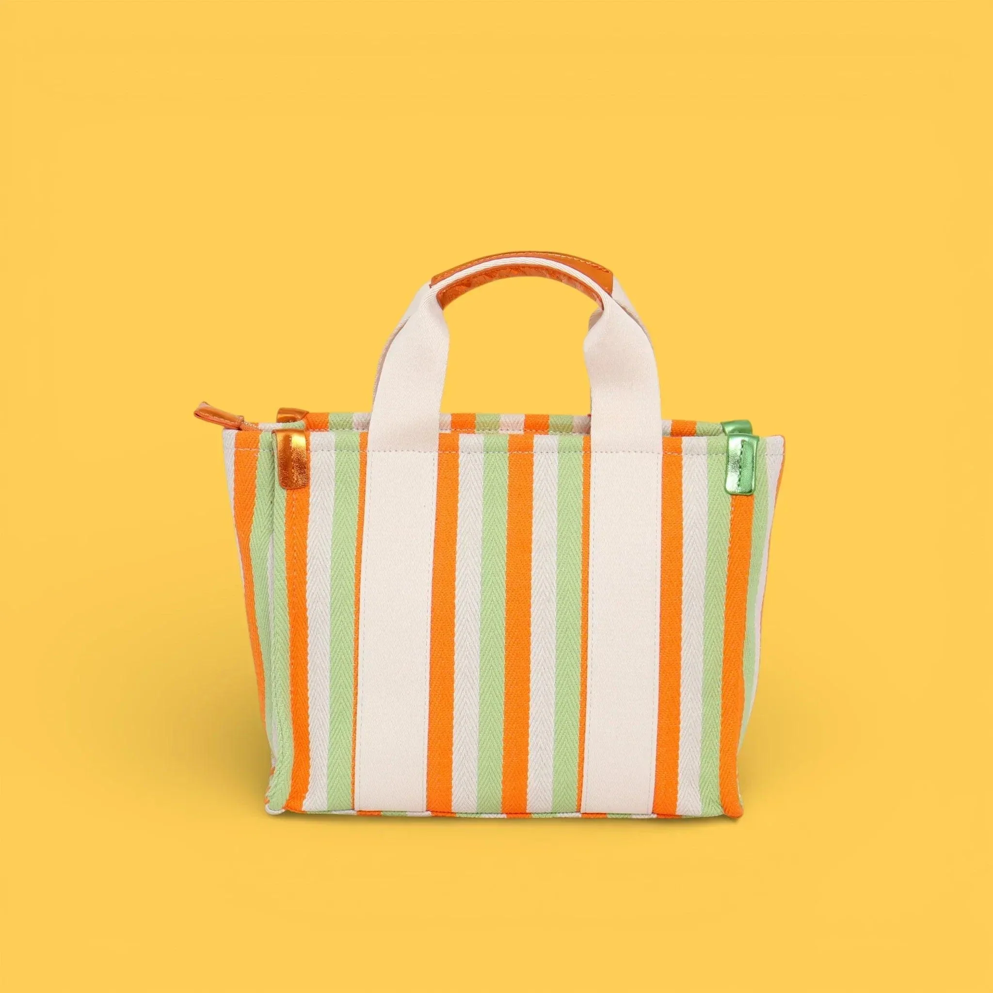 BOLSO LONA LINEAS NARANJA - Image 3
