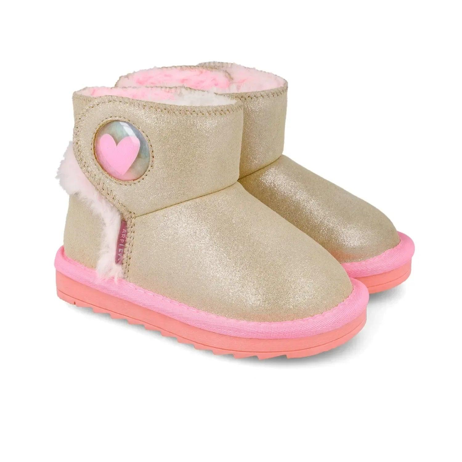 BOTIN CORAZON DORADO