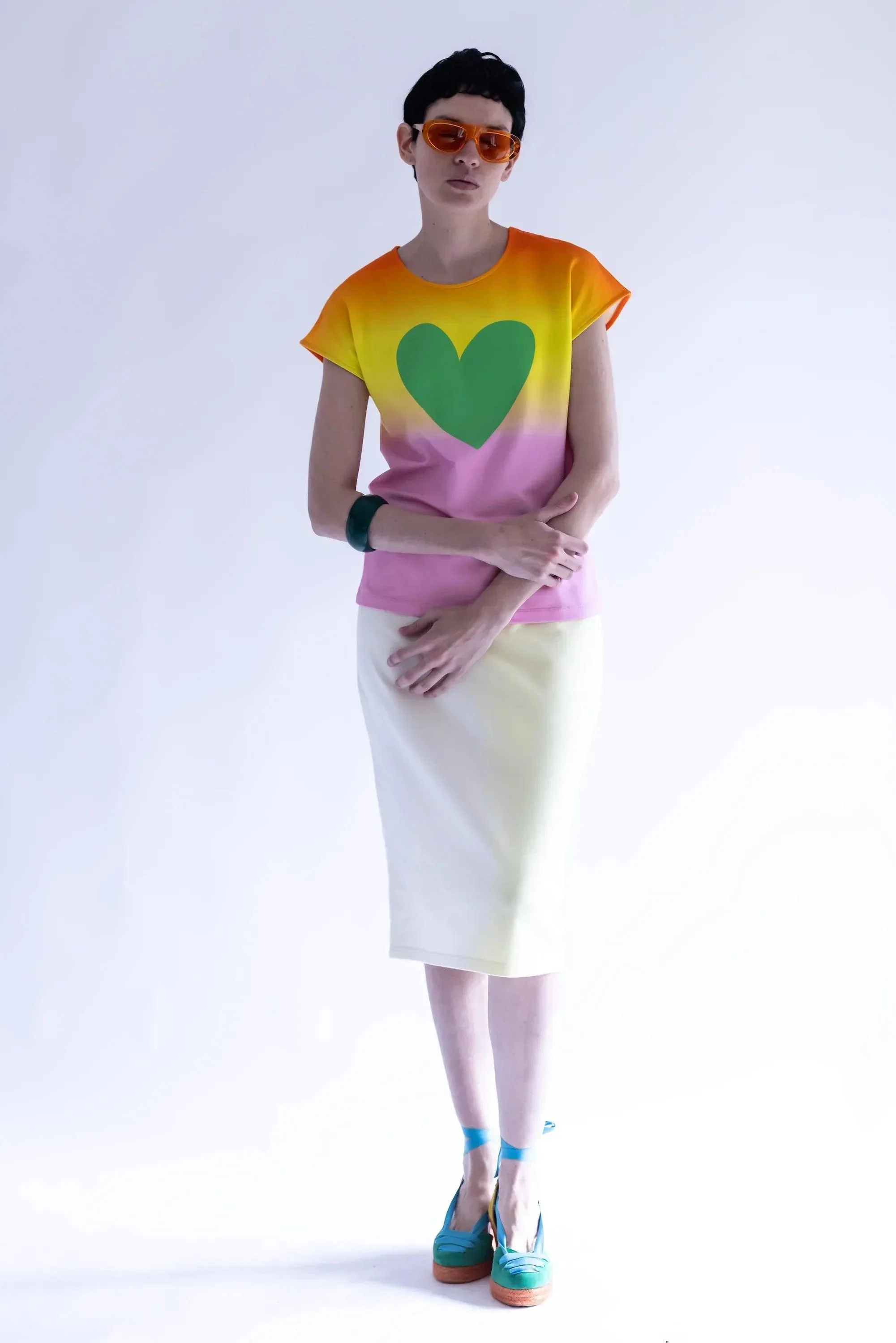 CAMISETA SIN MANGAS CORAZON DEGRADADA - Image 3