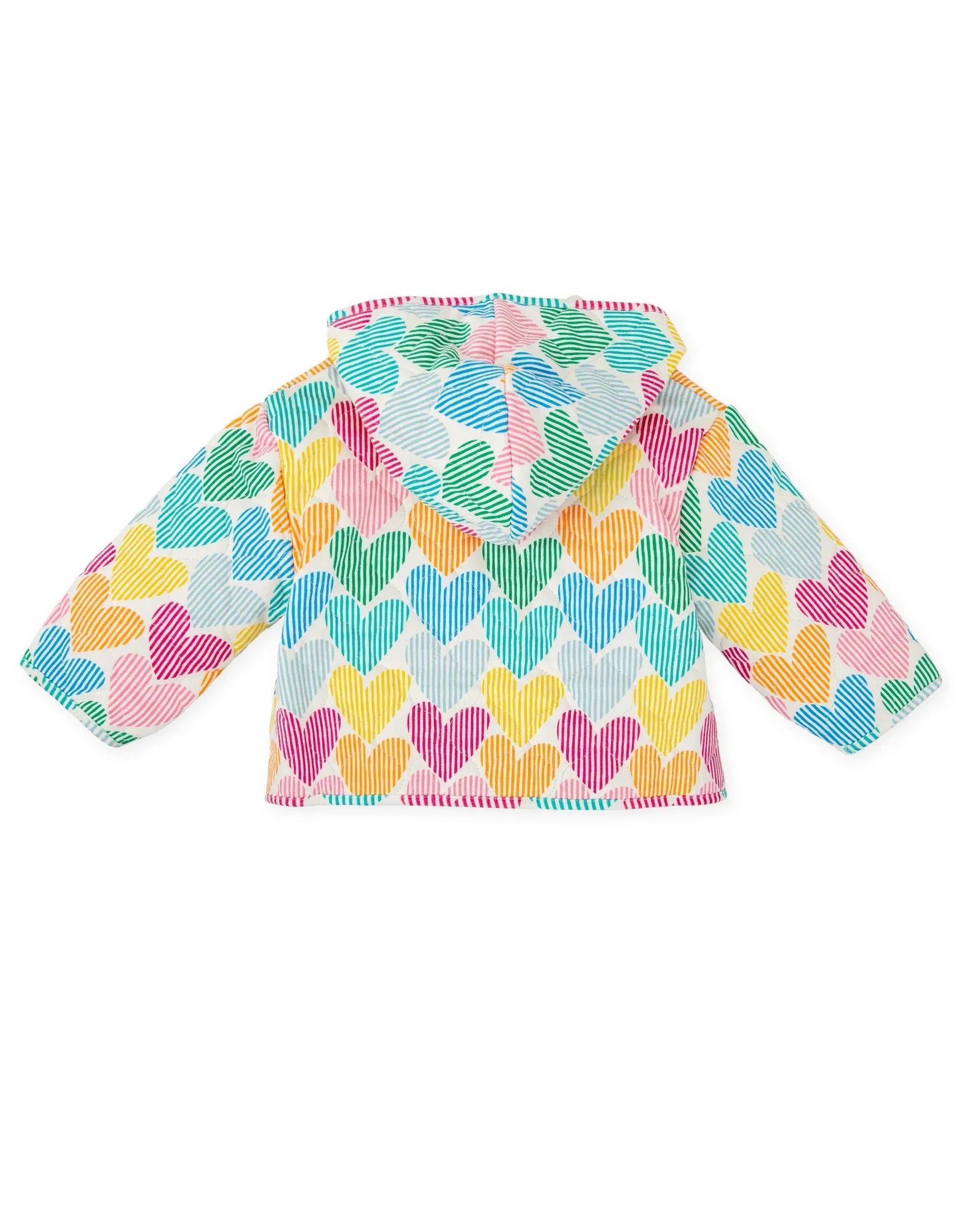 ABRIGO CHAQUETON INTERLOCK CORAZONES ACOLCHADO - Image 3