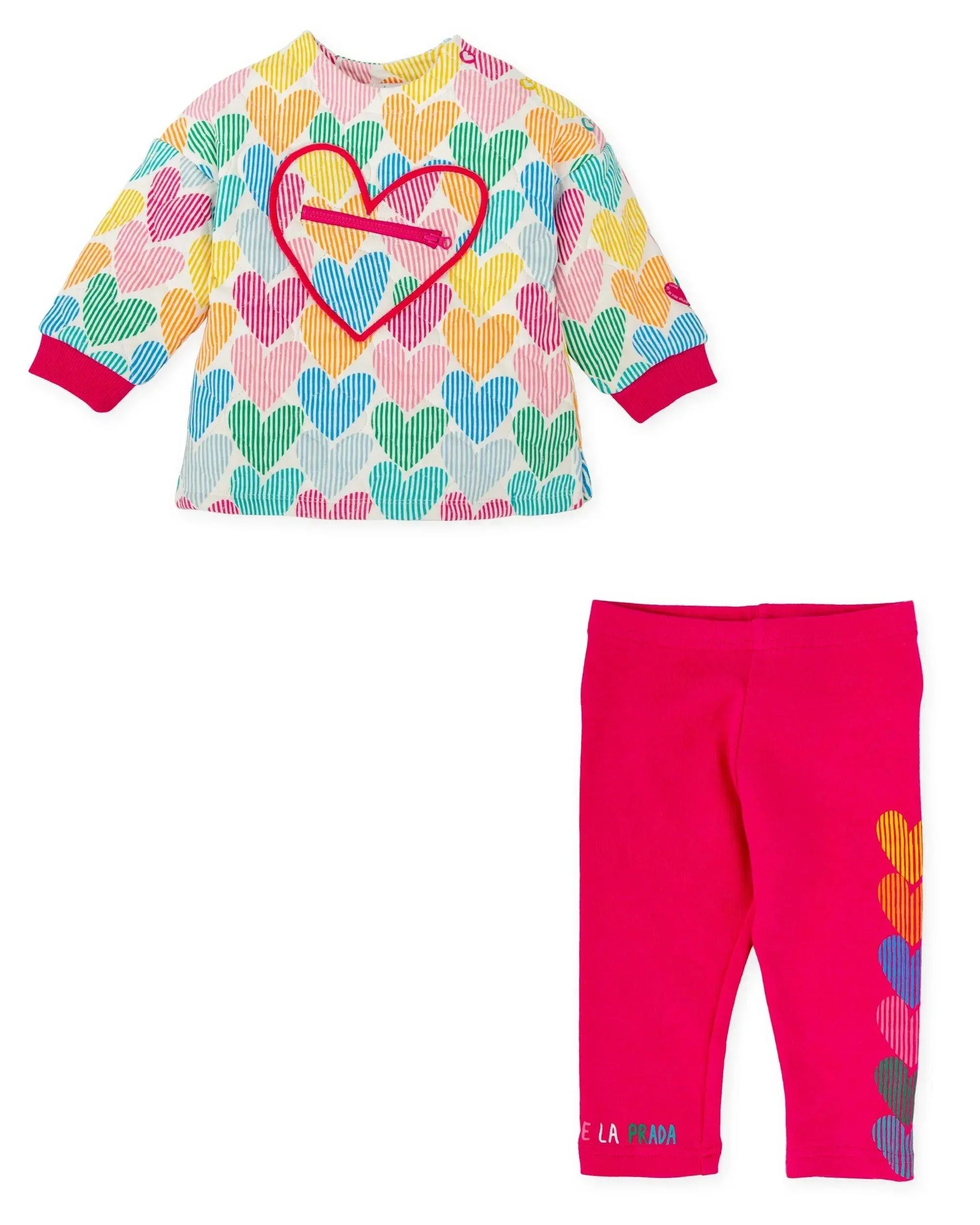 CONJUNTO 2 PIEZAS LEGGING CORAZONES RAYADOS - Image 3