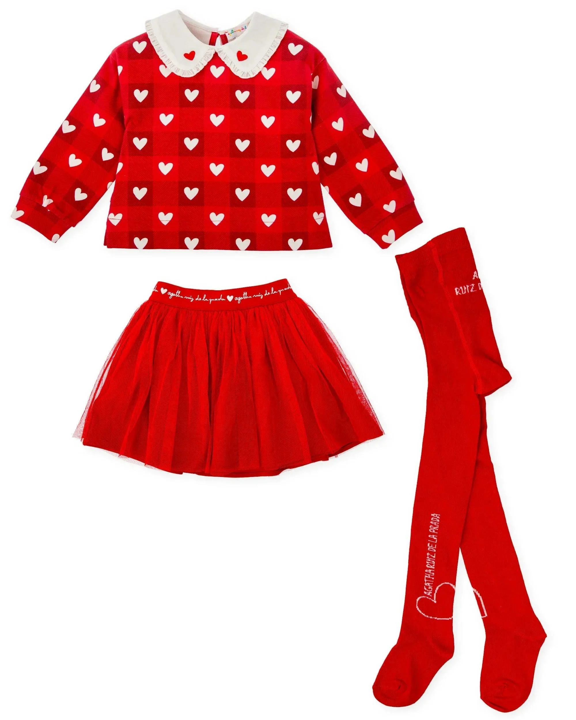 CONJUNTO FALDA + CAMISETA ROJO - Image 3
