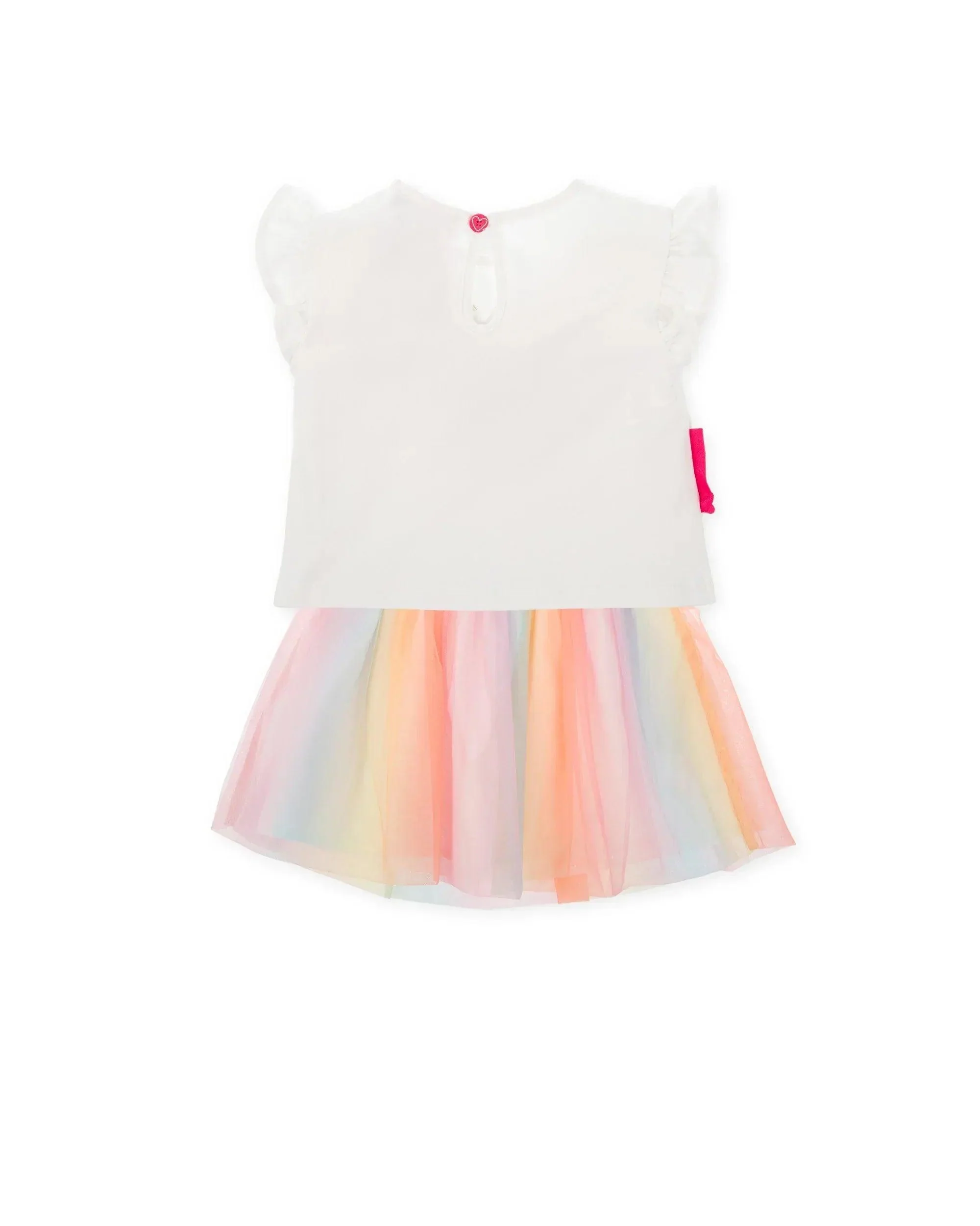 CONJUNTO FALDA TUL + CAMISETA CORAZON - Image 2