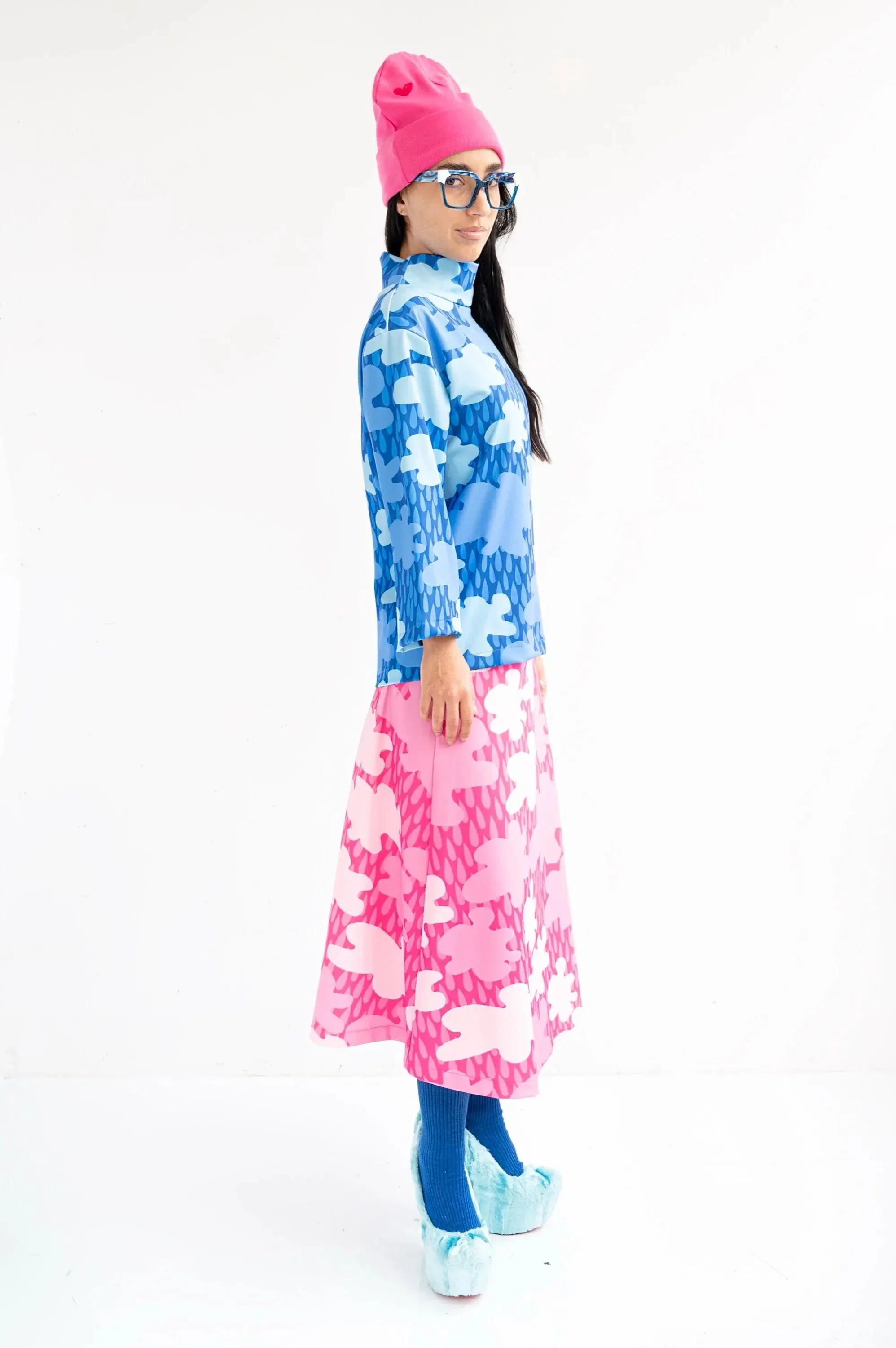 CUERPO ESTAMPADO NUBES AZUL - Image 2