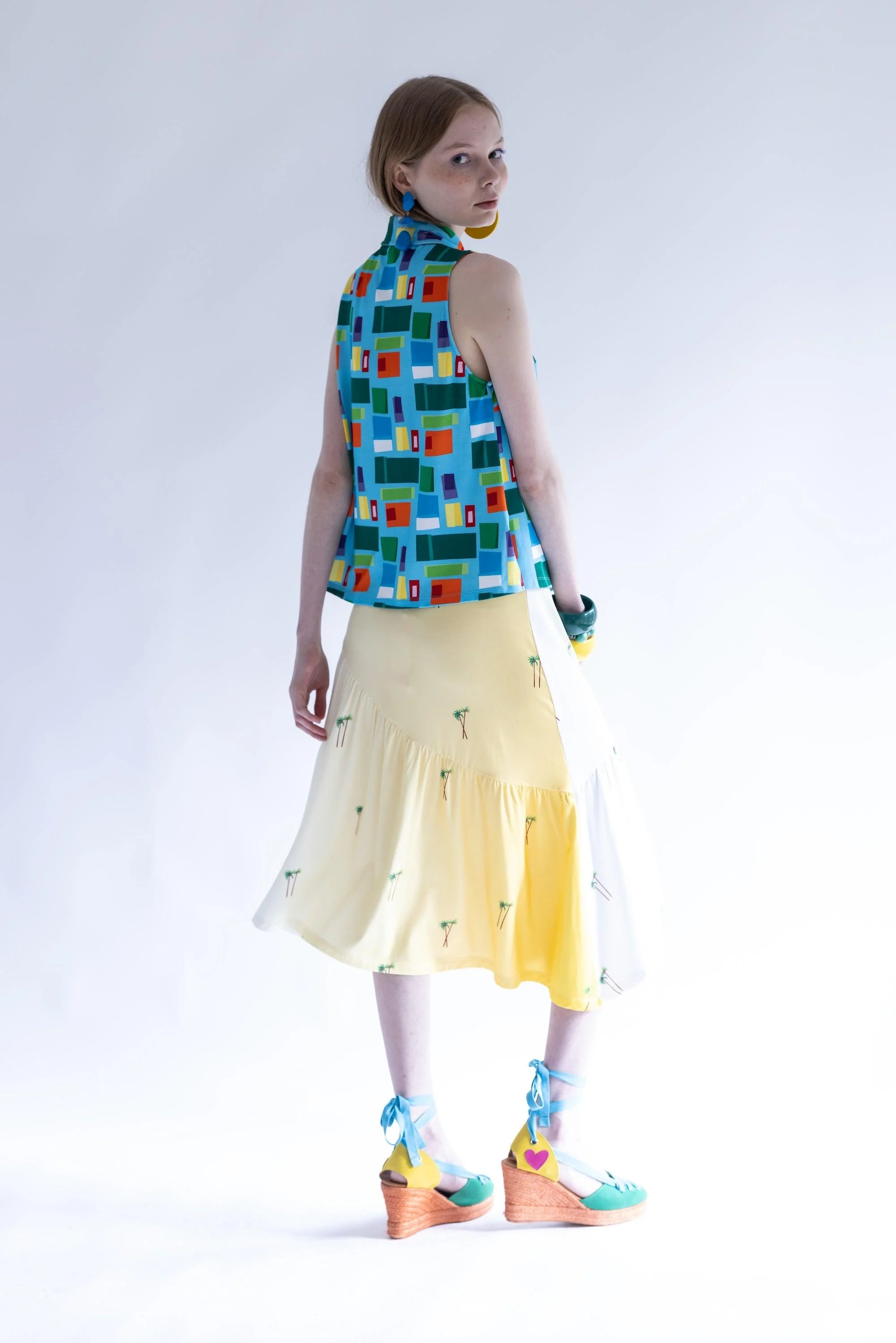 FALDA AMARILLA PALMERAS - Image 2