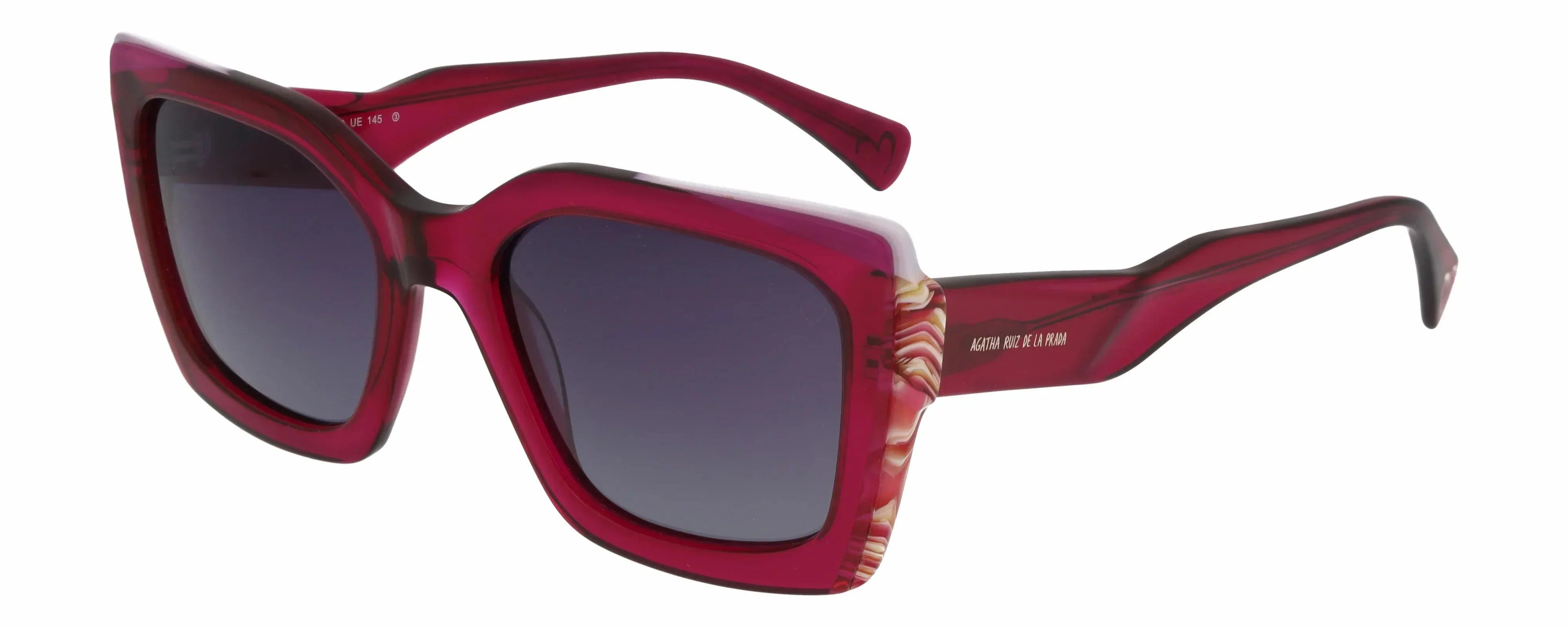 GAFA DE SOL ROJO Y ESTAMPADO