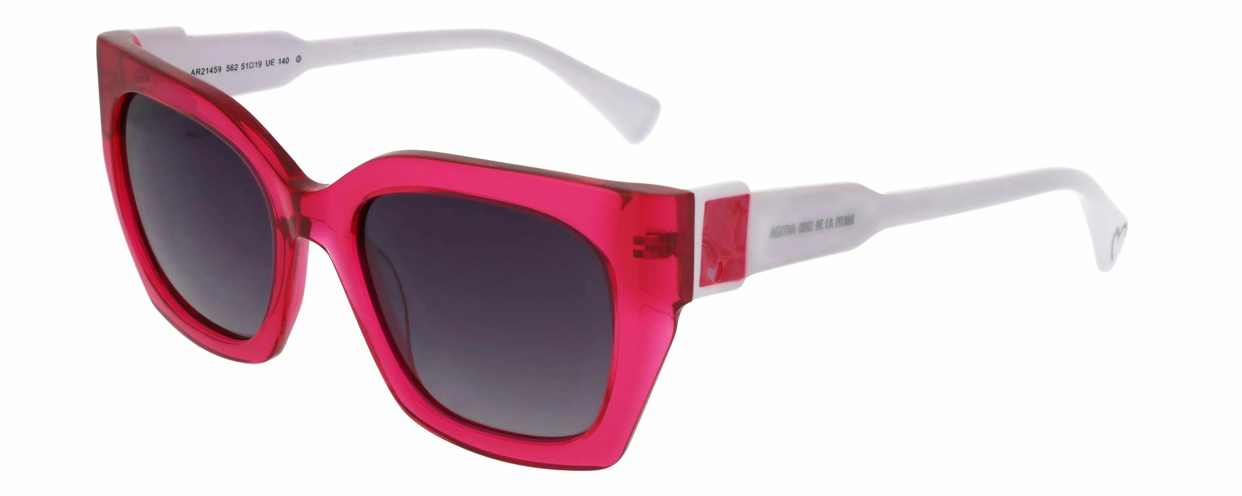 GAFA SOL FUCSIA Y PATILLA BLANCA