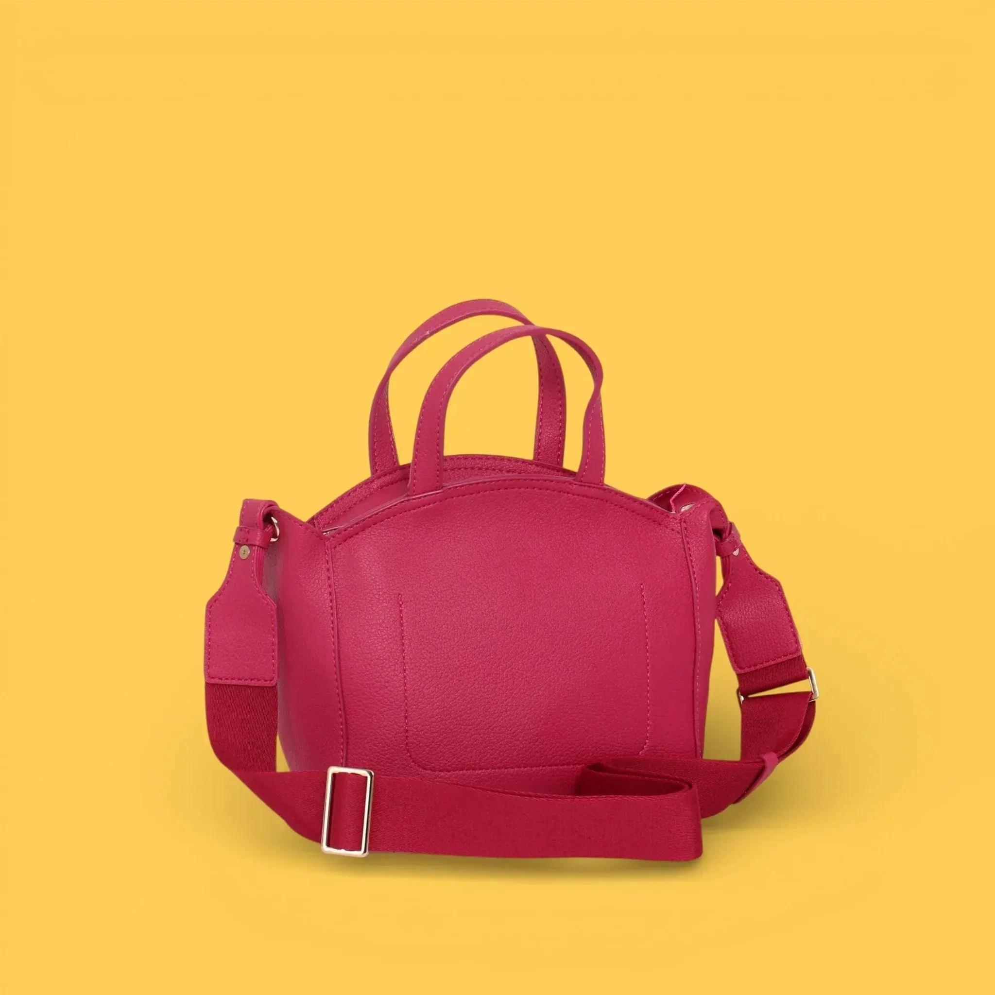 MINI TOTE CALADO FLOR FUCSIA - Image 2