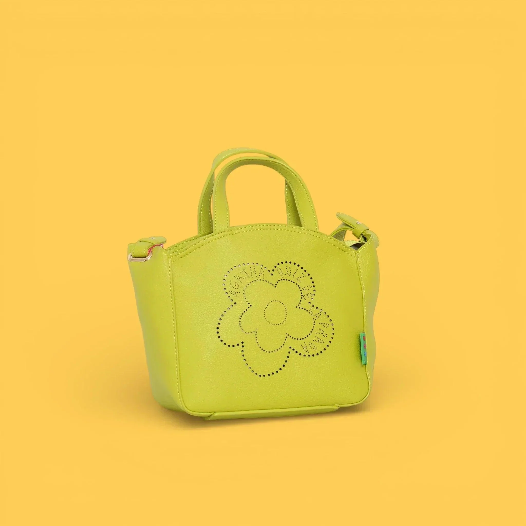 MINI TOTE CALADO FLOR LIMA