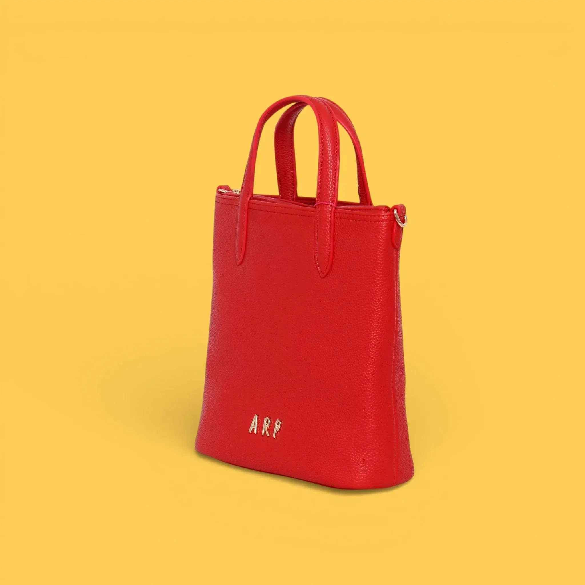 MINI TOTE REVERSIBLE FLORES ROJO - Image 2