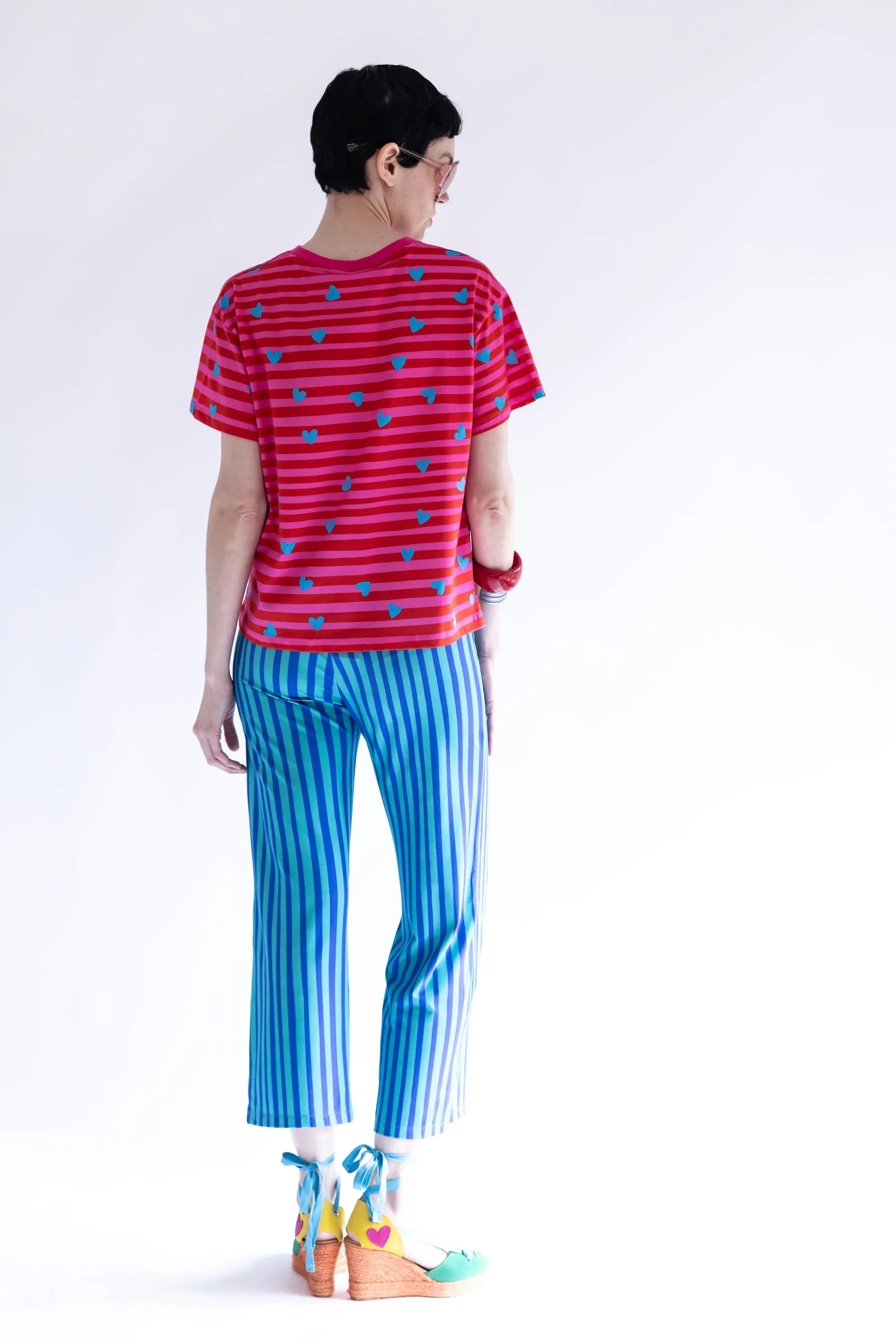 PANTALON RAYAS AZUL VERDE - Image 3