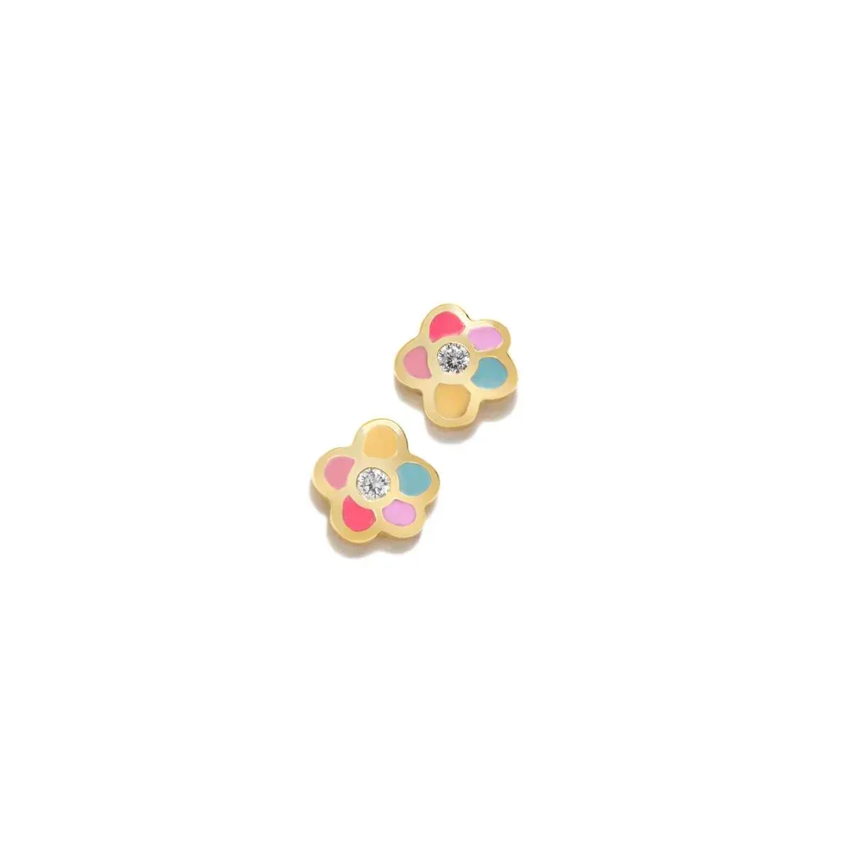 PEND PASTEL FLOR BAÑO ORO