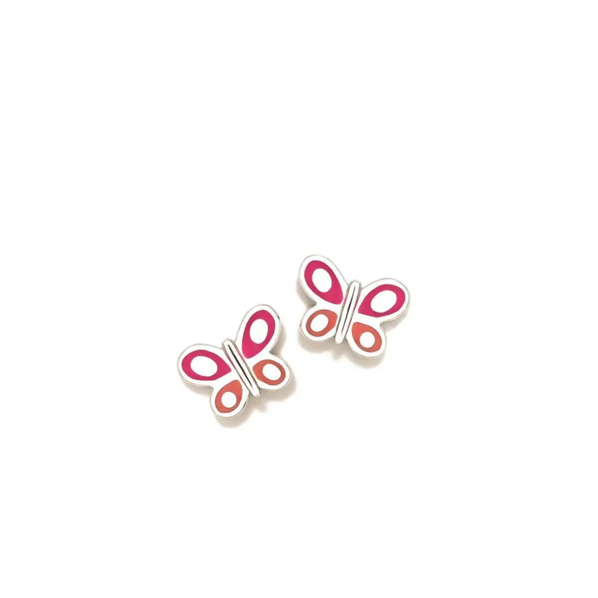 PENDIENTES MARIPOSA DIVERSIONES FUCSIA NARANJA