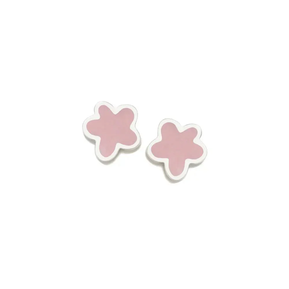PENDIENTES ROSA FLOR