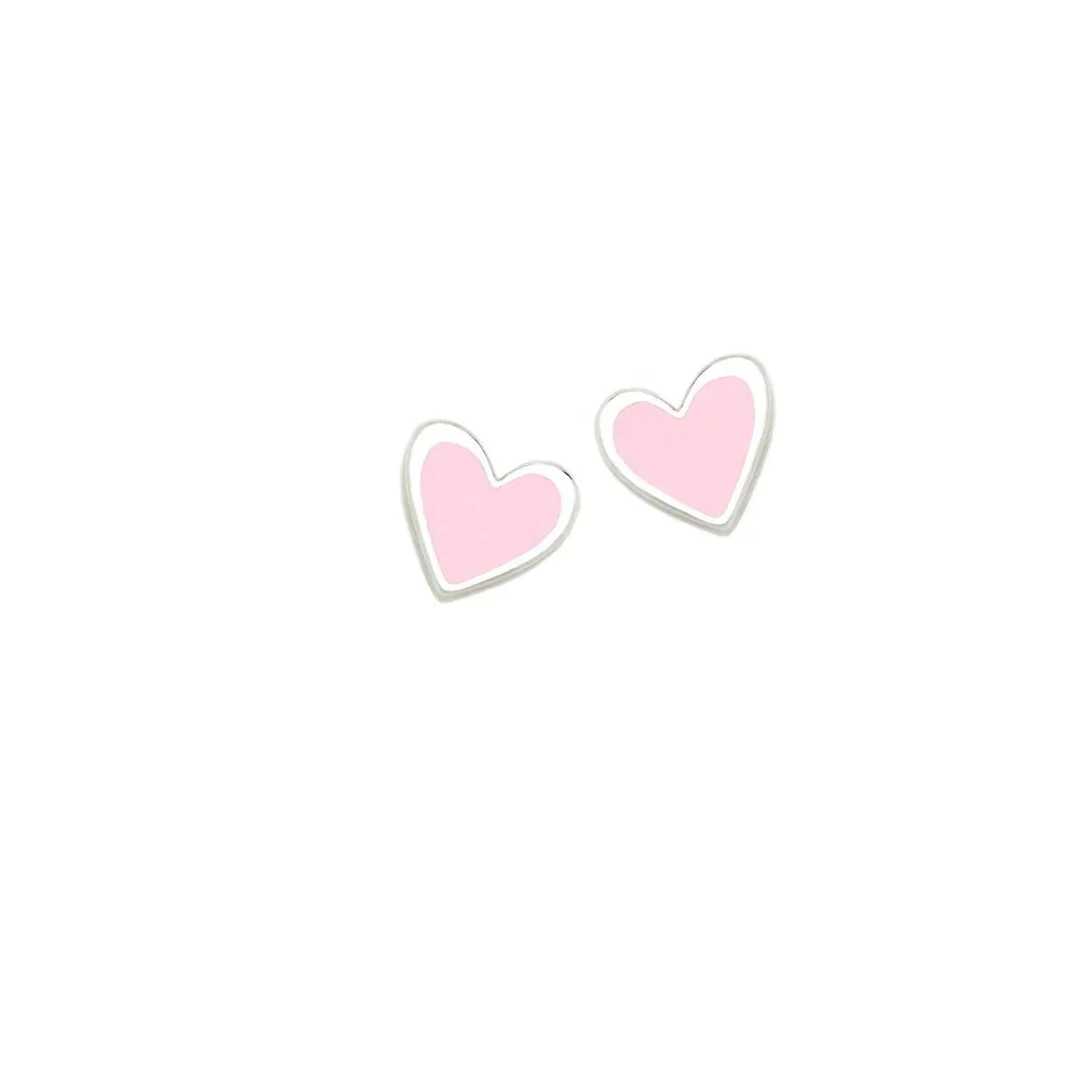 PENDIENTES  VIOLETA CORAZON