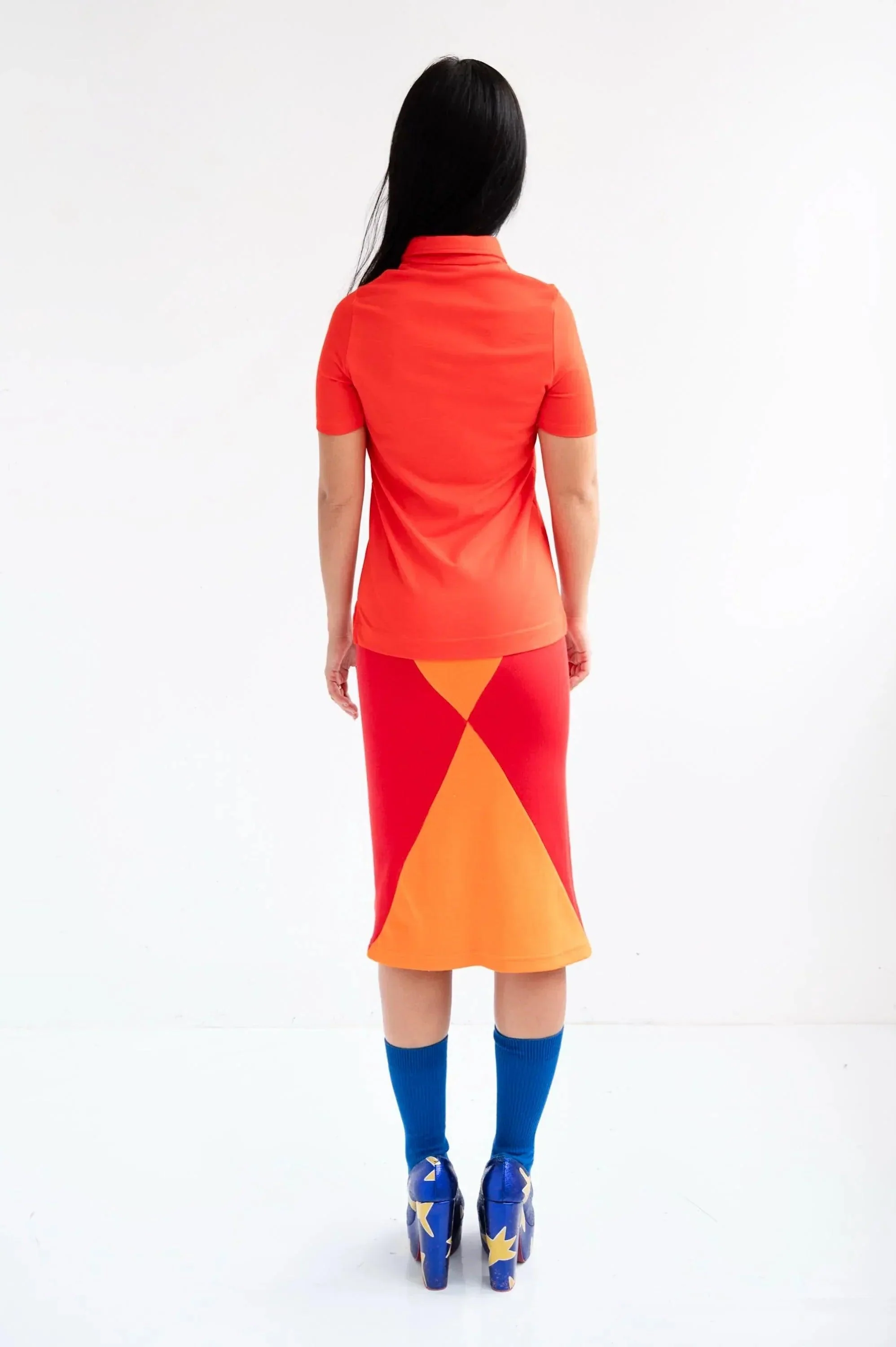 POLO NARANJA ROMBOS - Image 3