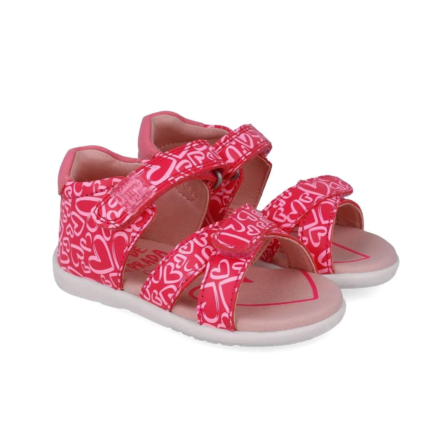 SANDALIA FUCSIA ESTAMPADA