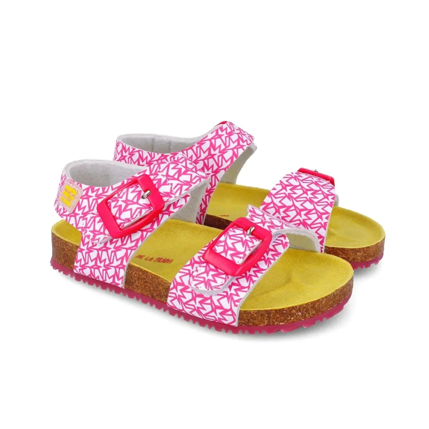 SANDALIAS FUCSIA VICHY