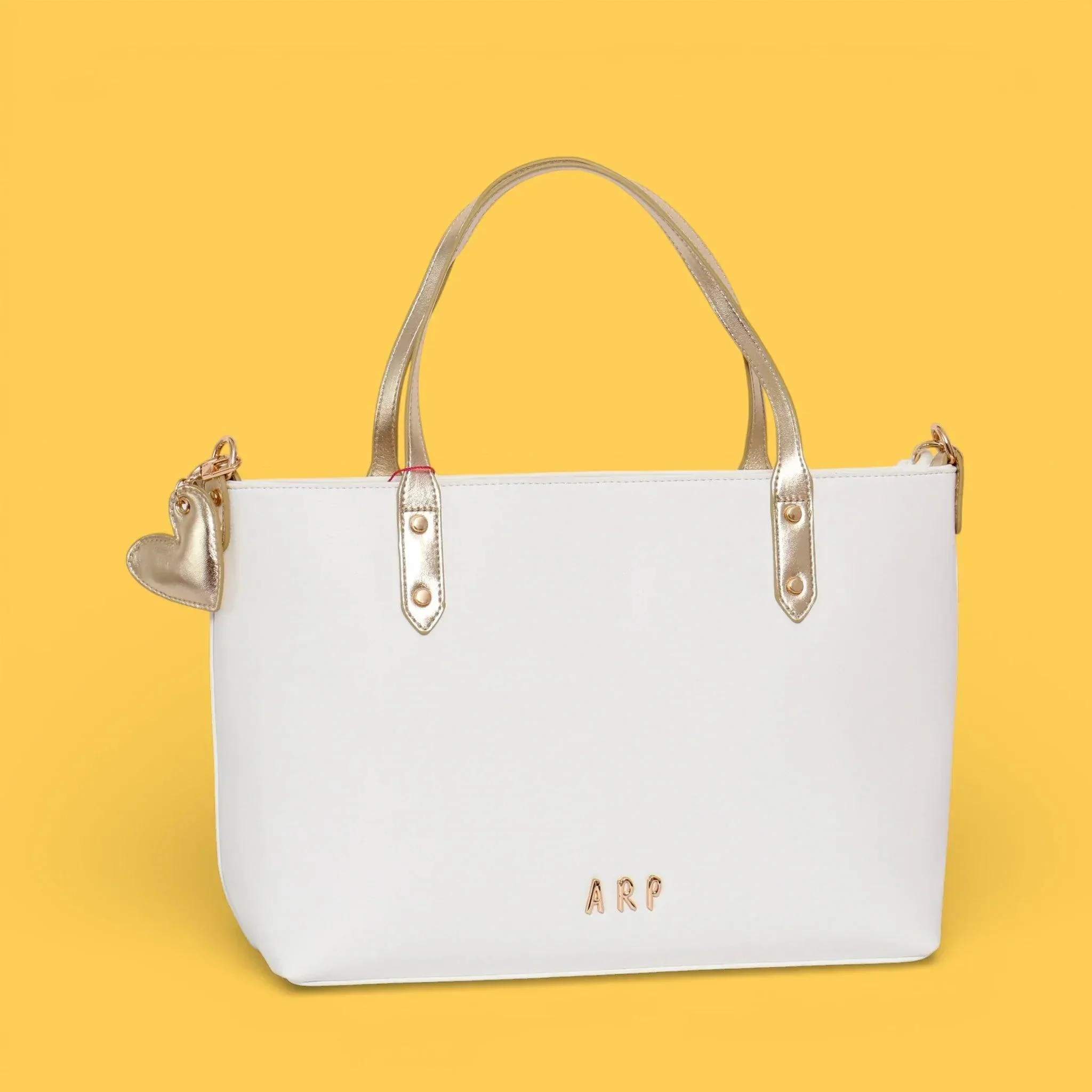 SHOPPER CORDON LOVE BLANCO