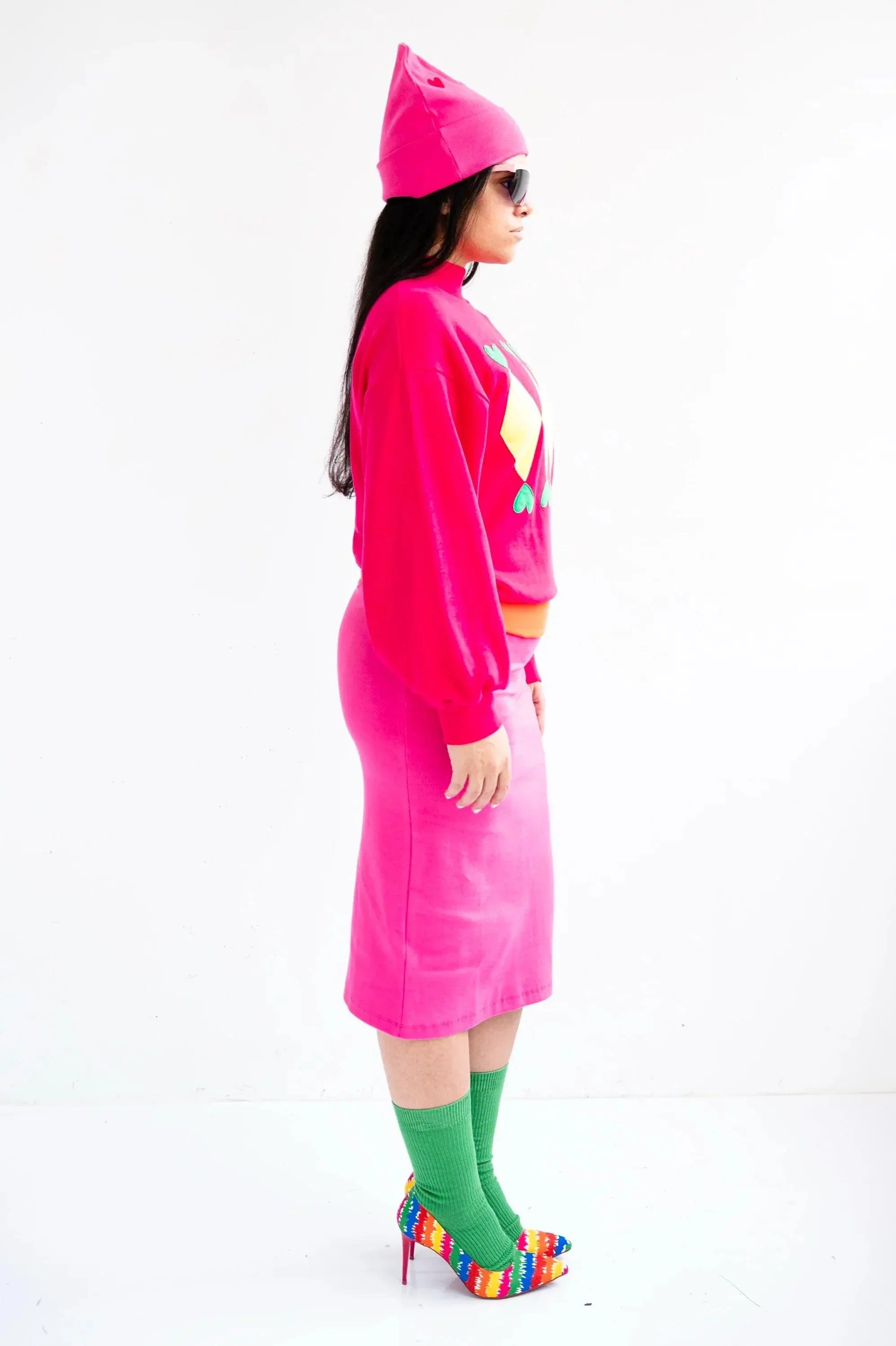SUDADERA FUCSIA ROMBOS - Image 4
