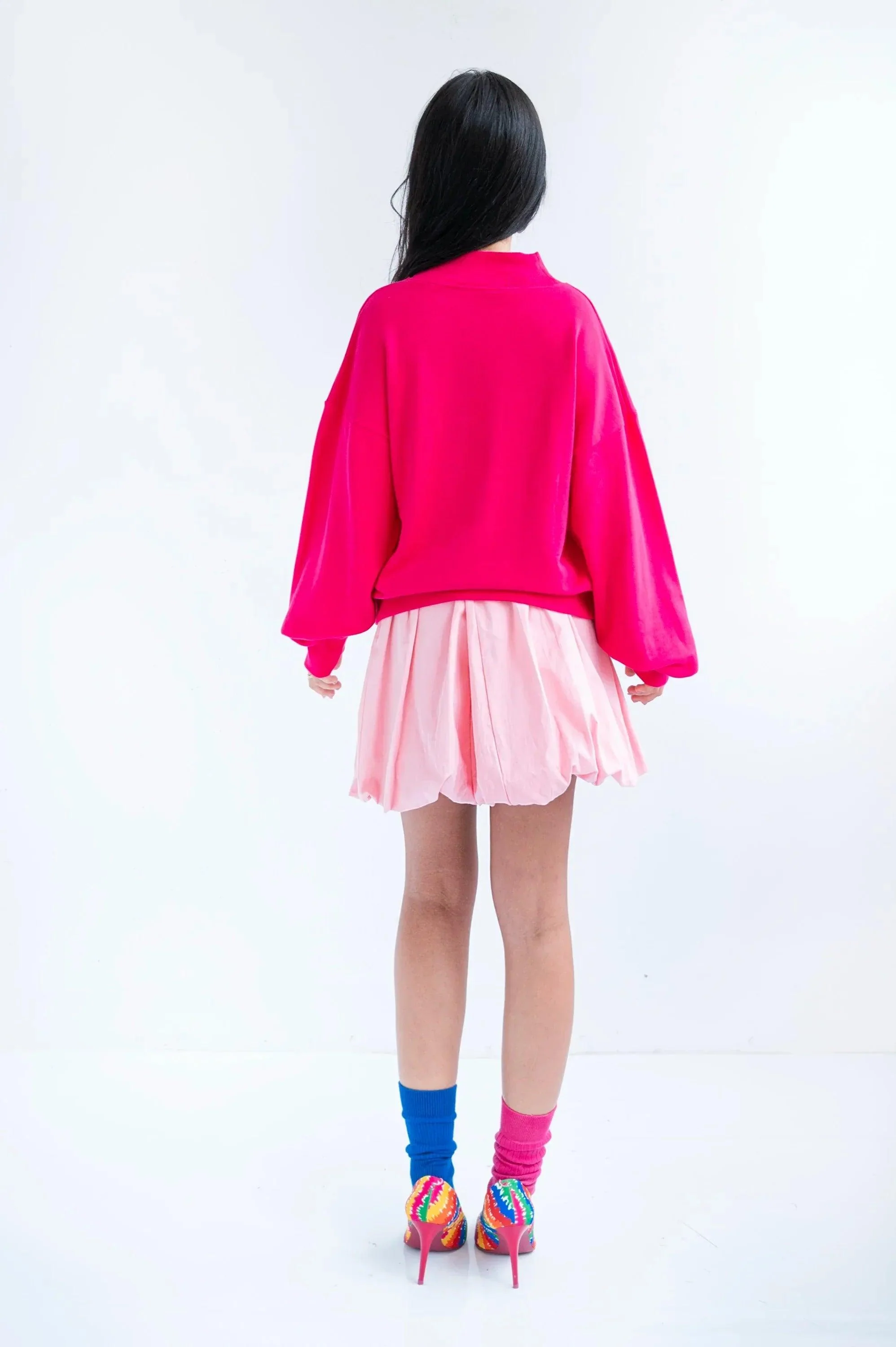 SUDADERA FUCSIA ROMBOS - Image 5