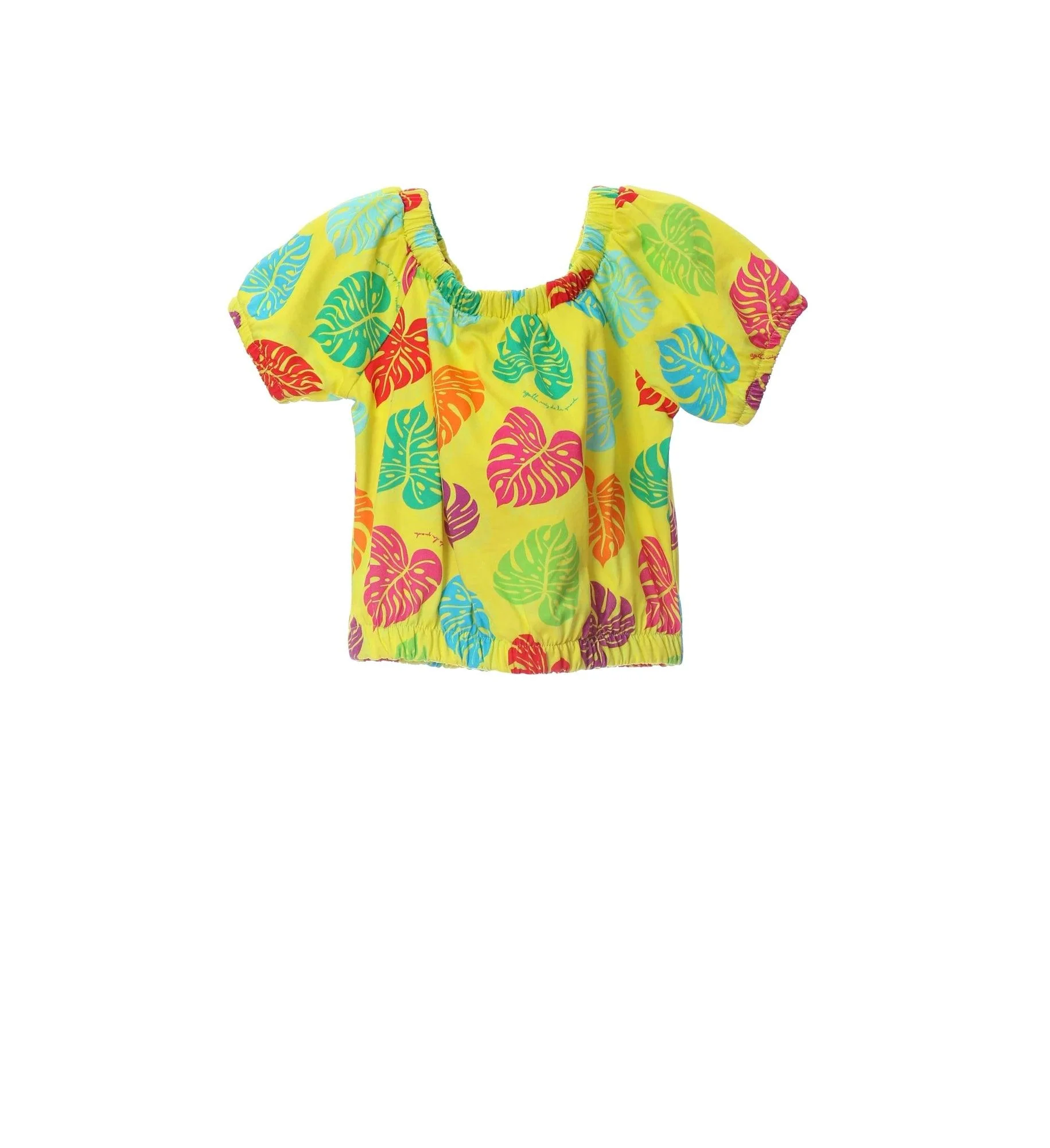 TOP CAMISETA HAWAIANO HOJAS COLORES - Image 2
