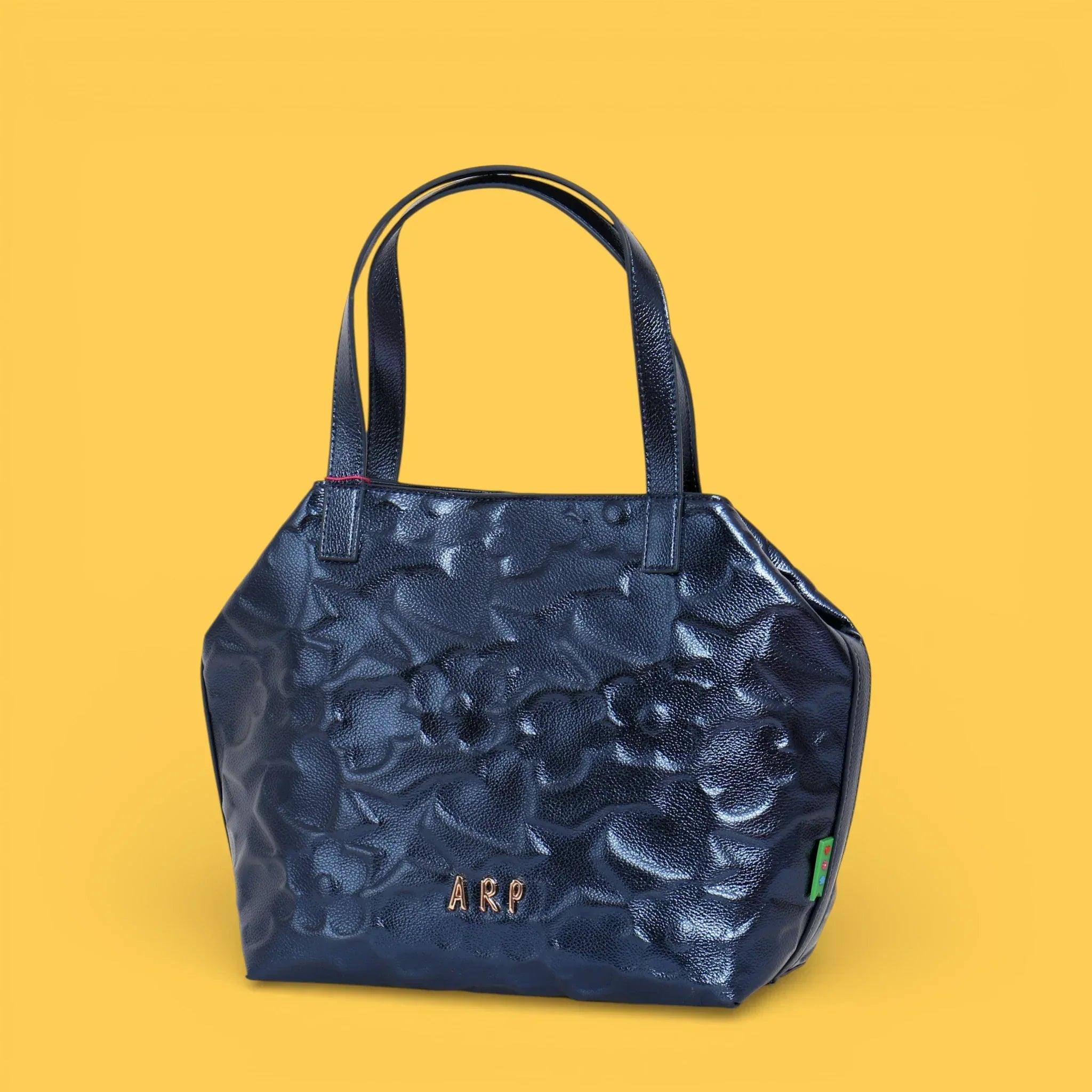 TOTE GRABADO ICONOS AZUL - Image 2