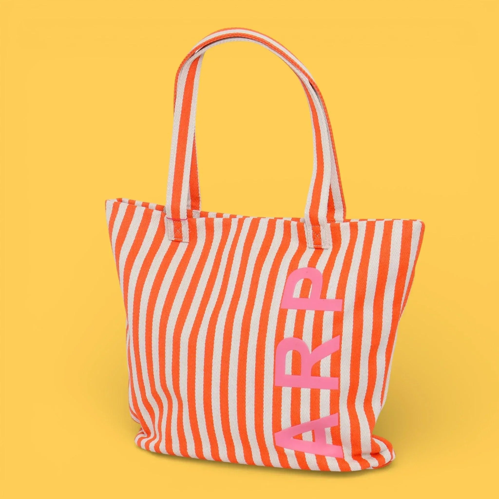 TOTE PLAYA RAYAS NARANJA - Image 2