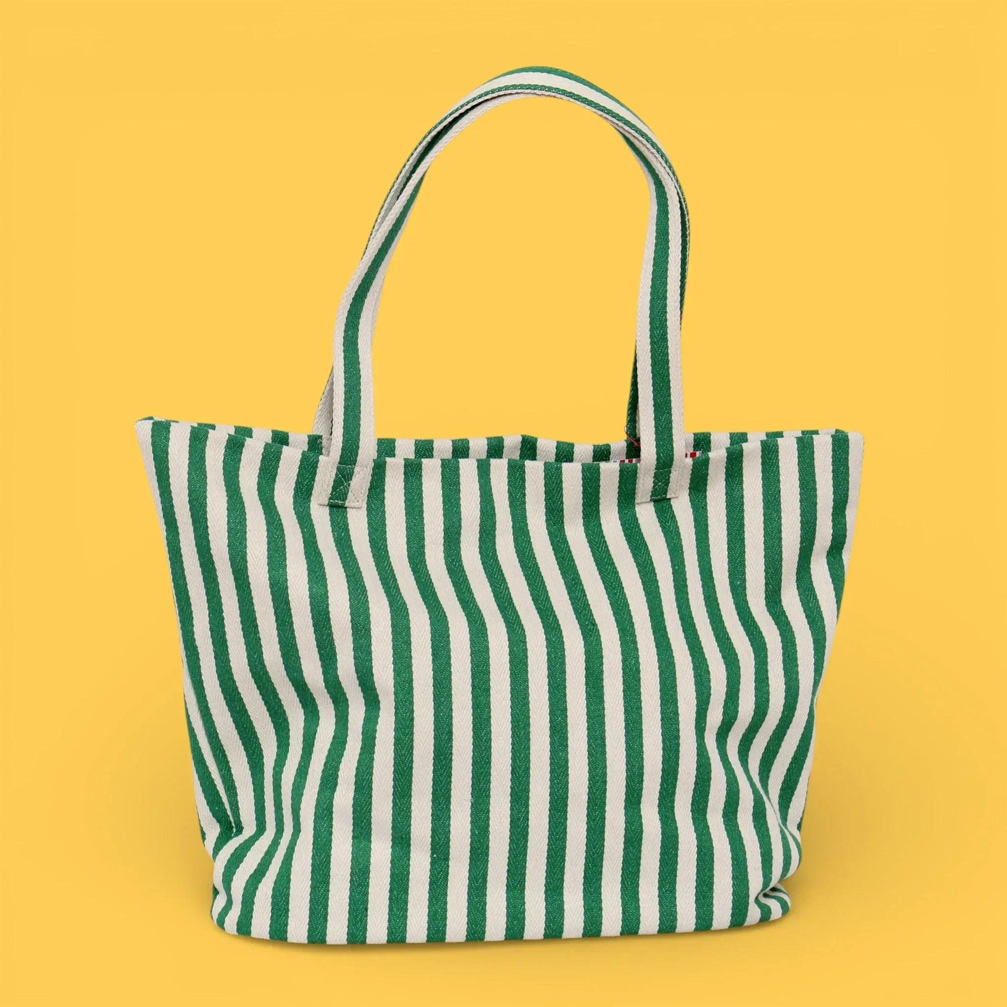 TOTE PLAYA RAYAS VERDE - Image 3